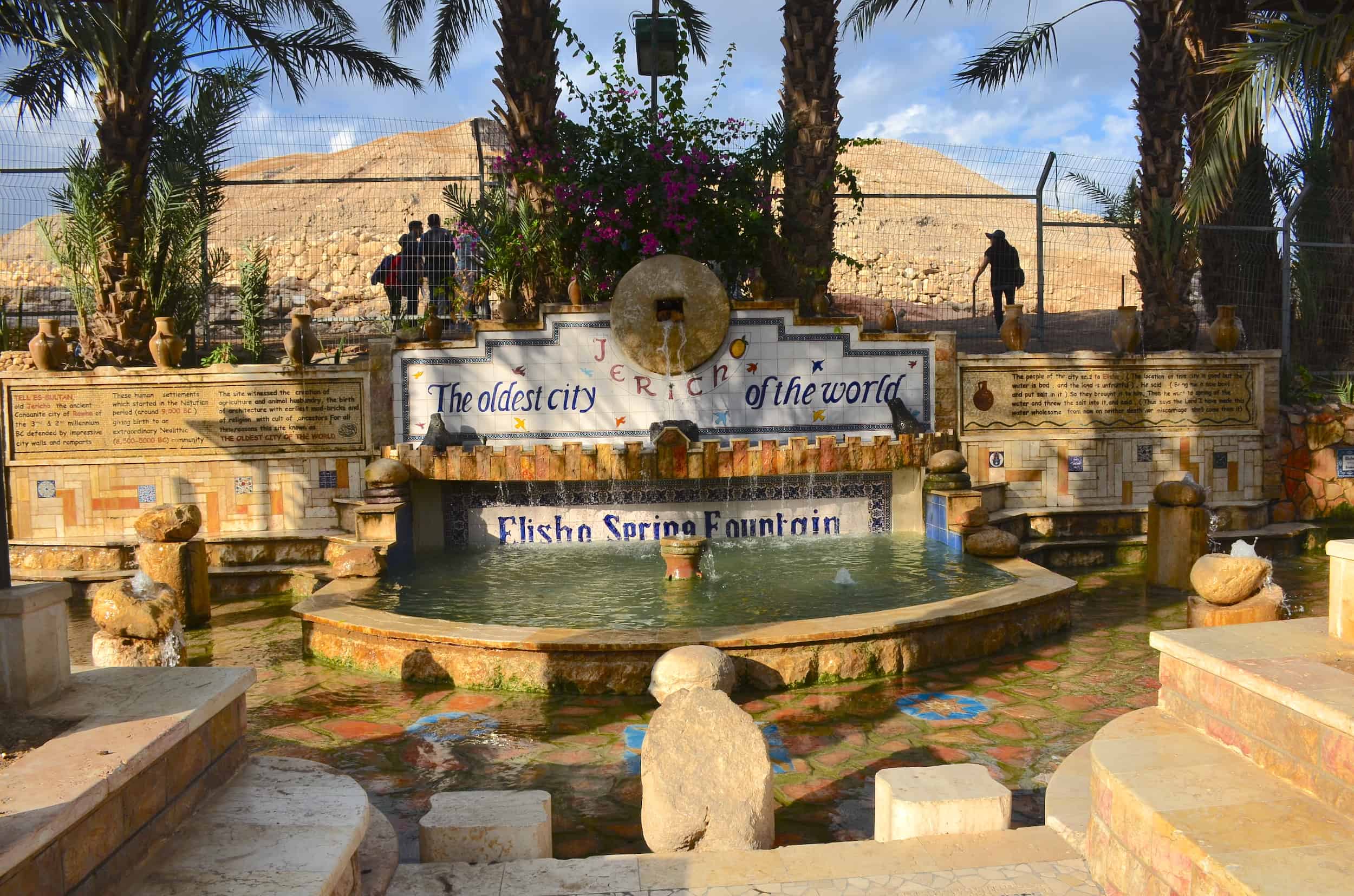 Elisha's Spring Fountain in Jericho, Palestine