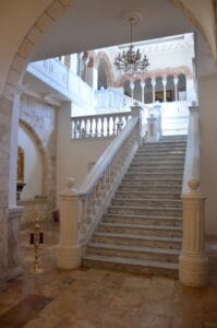 Grand staircase of the Greek Orthodox Patriarchate of Jerusalem