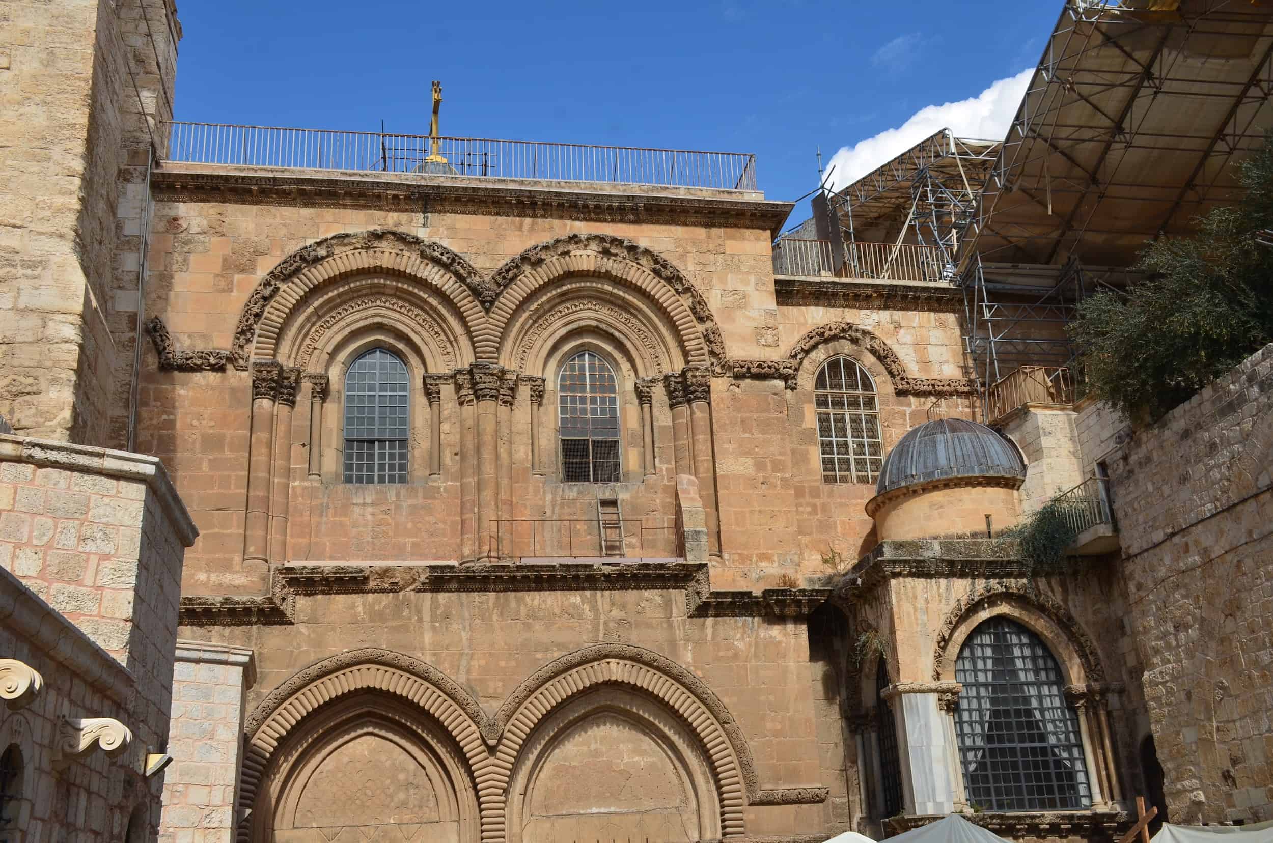 Immovable Ladder at the Church of the Holy Sepulchre in Jerusalem