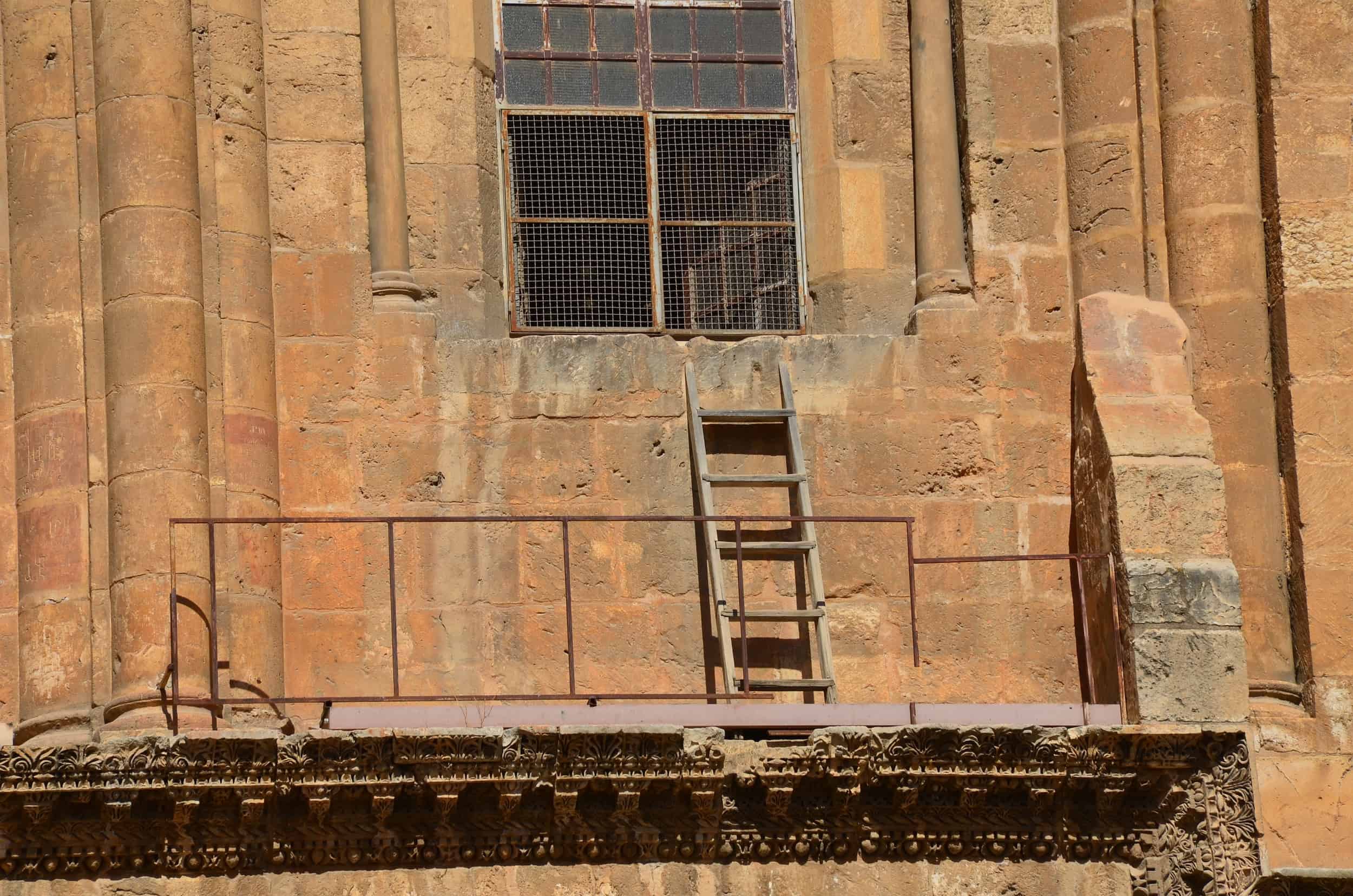 Immovable Ladder at the Church of the Holy Sepulchre in Jerusalem