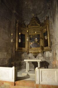 Chapel of St. Longinus at the Church of the Holy Sepulchre in Jerusalem