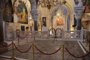 Chapel of St. Helena at the Church of the Holy Sepulchre in Jerusalem