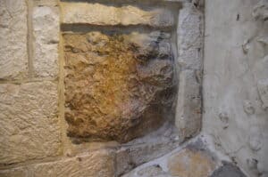 Handprint of Christ on the Via Dolorosa in Jerusalem