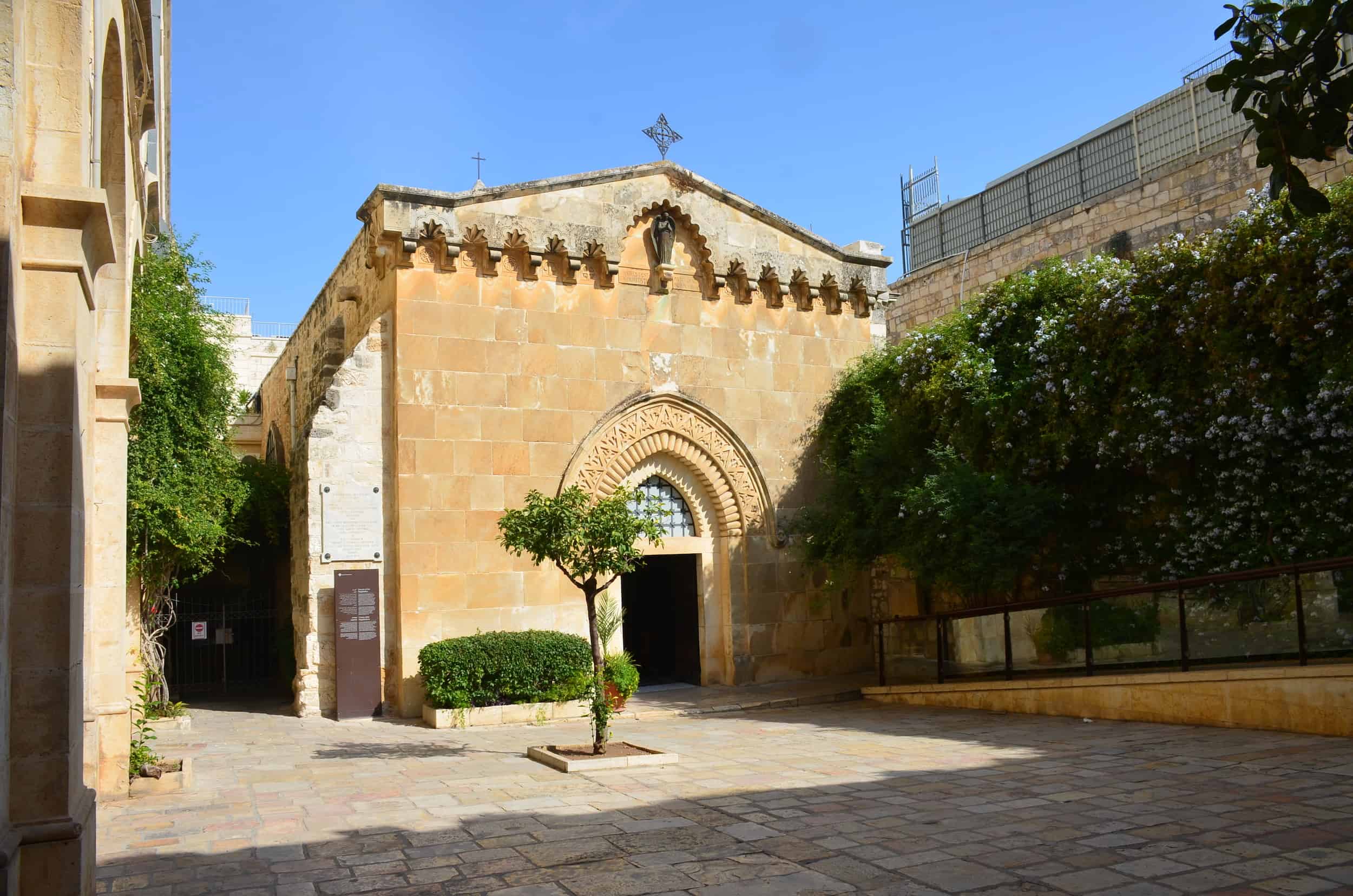 Church of the Flagellation at the Monastery of the Flagellation in Jerusalem