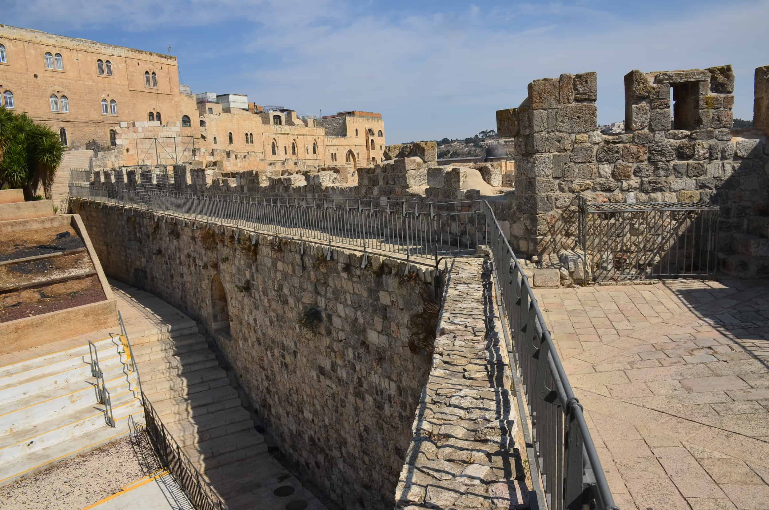 Southern route of the Ramparts Walk in Jerusalem