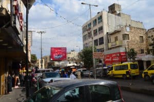 City center of Hebron, Palestine