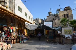 Entrance to the Old City in Hebron, Palestine