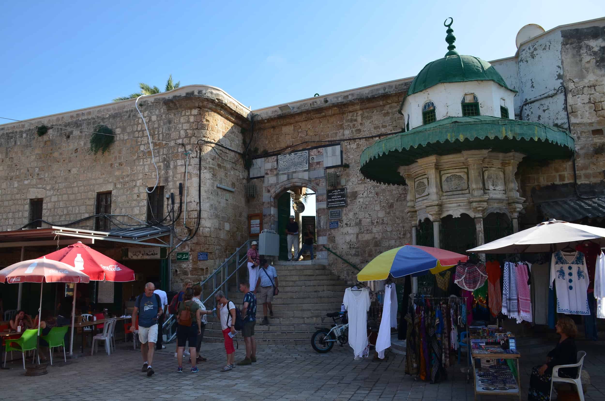 Entrance to the al-Jazzar Mosque complex in Acre, Israel