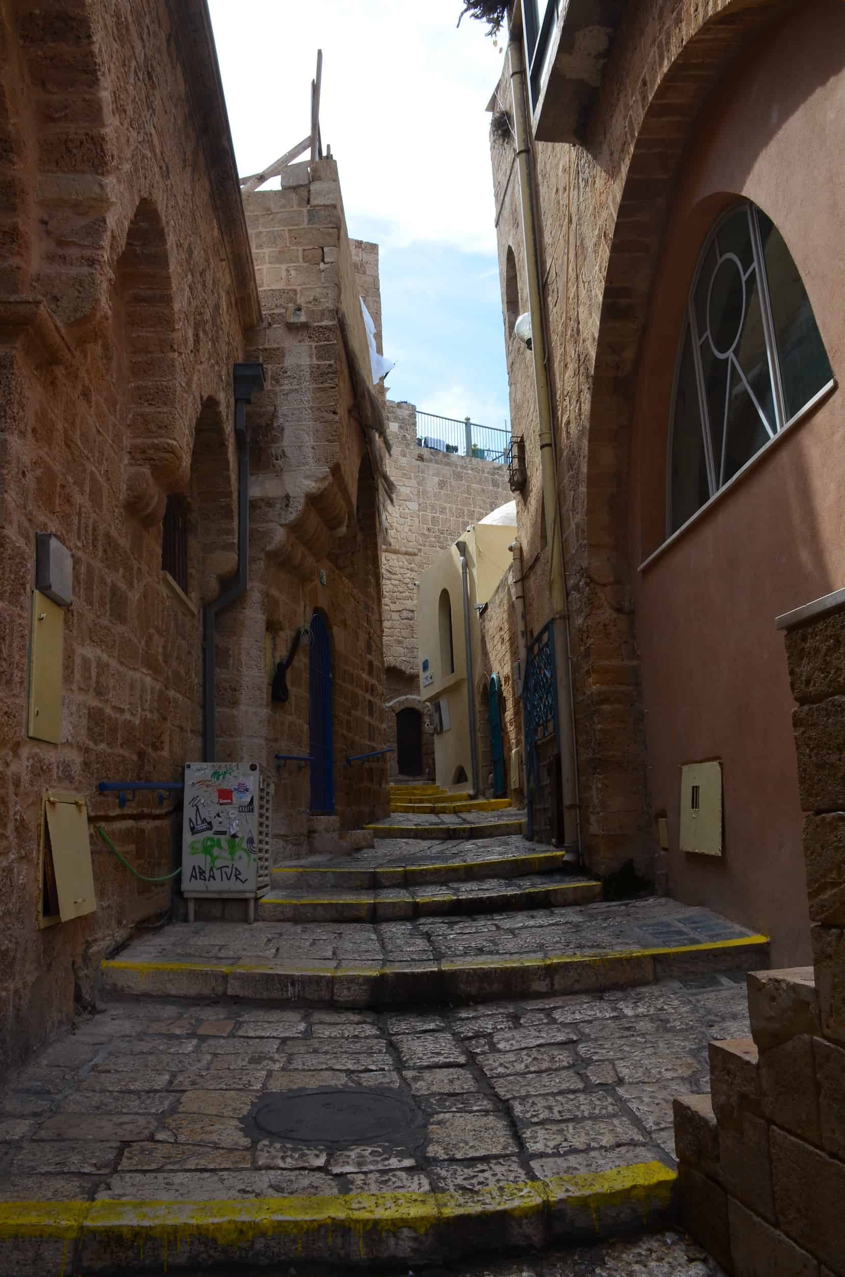 An alley in Old Jaffa
