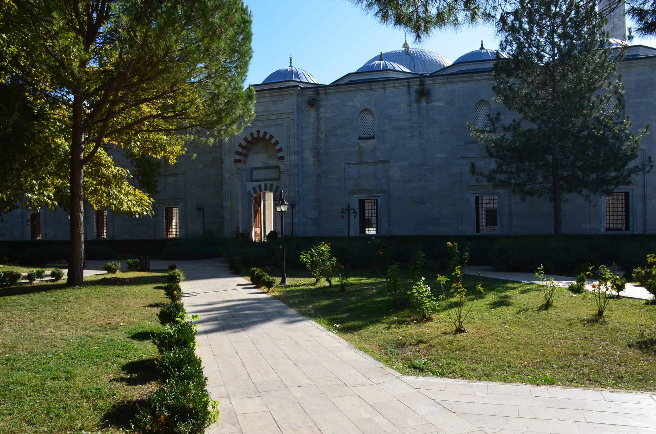 Outer courtyard at the Bayezid II Mosque