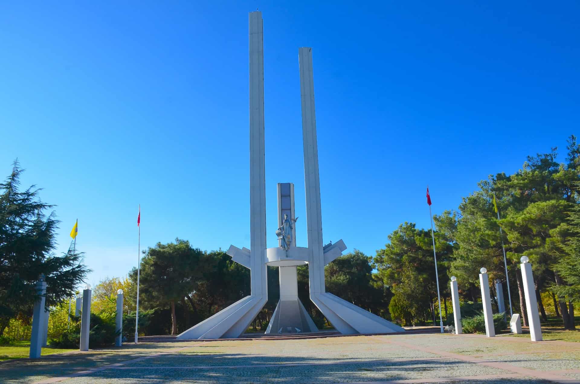 Treaty of Lausanne Monument in Karaağaç, Edirne, Turkey