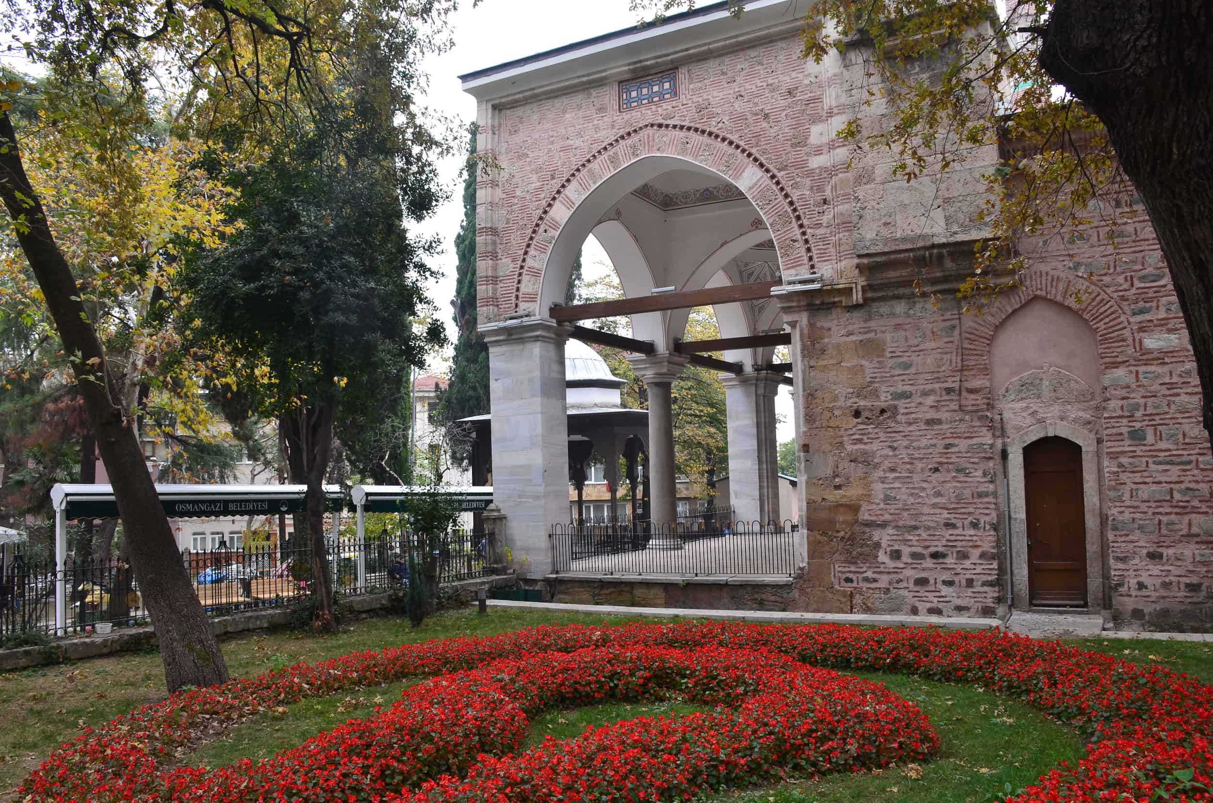 Garden next to the Muradiye Mosque