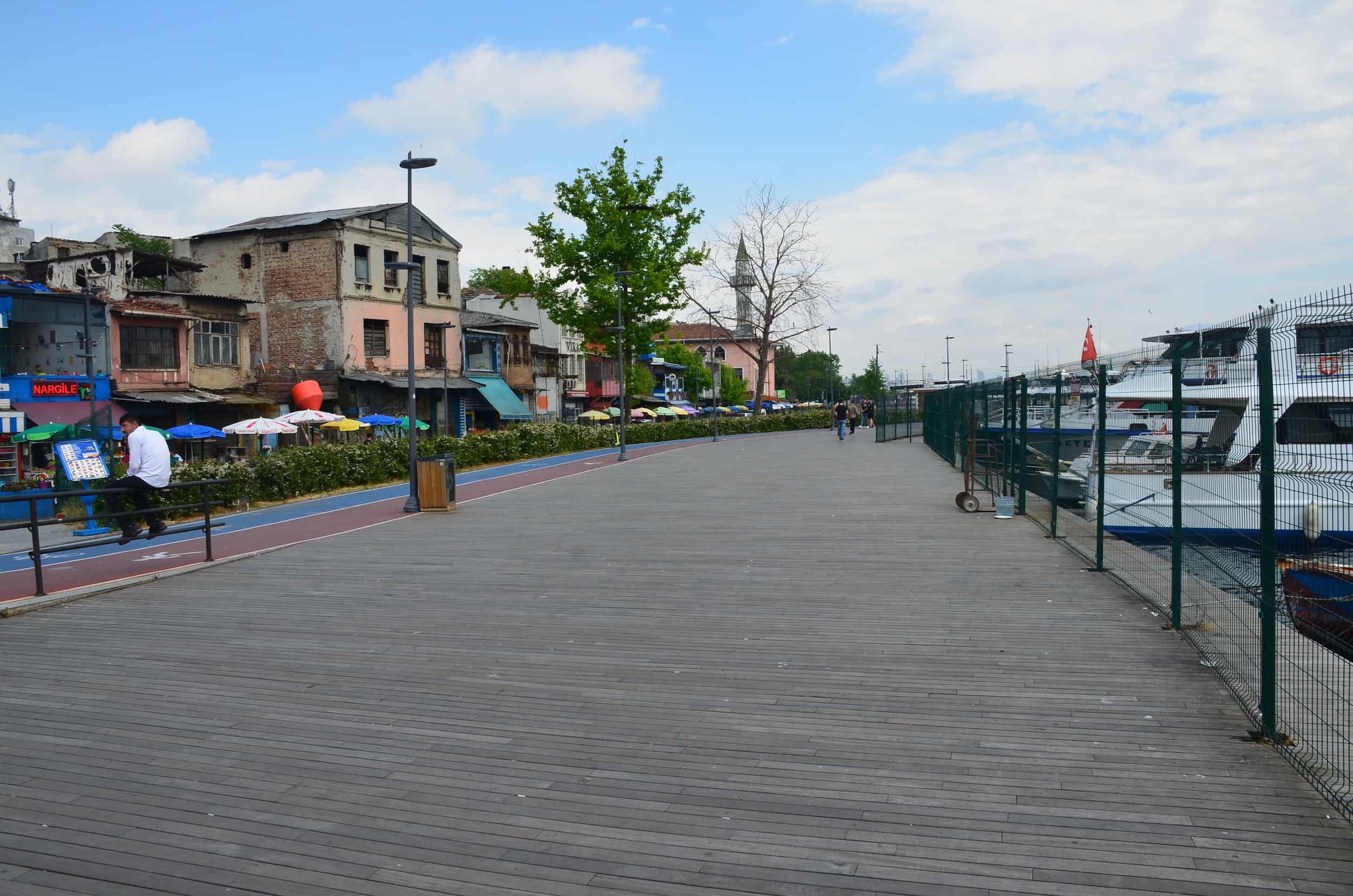 Boardwalk in Karaköy, Istanbul, Turkey
