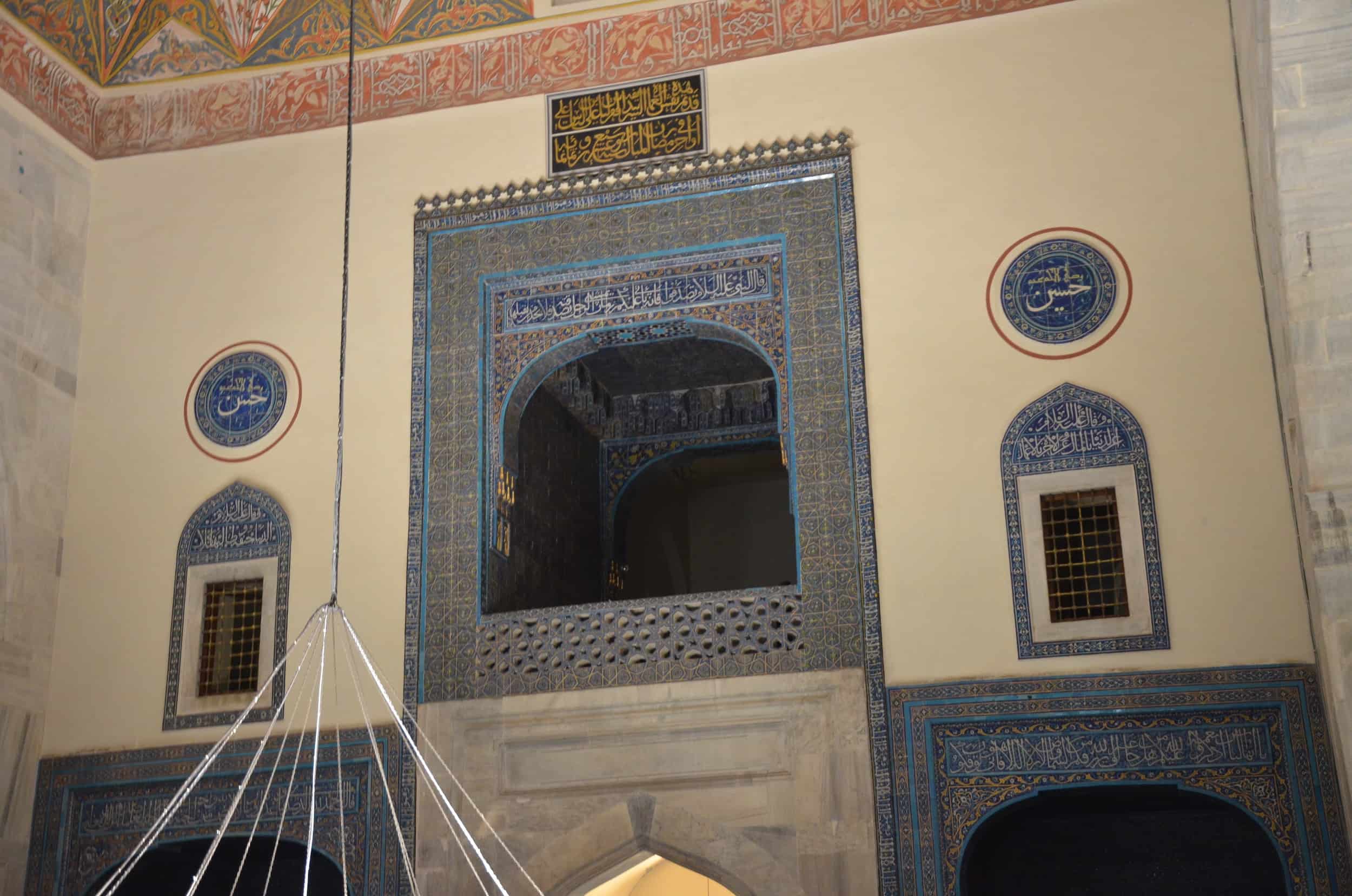 Sultan's Loge at the Green Mosque in Bursa, Turkey