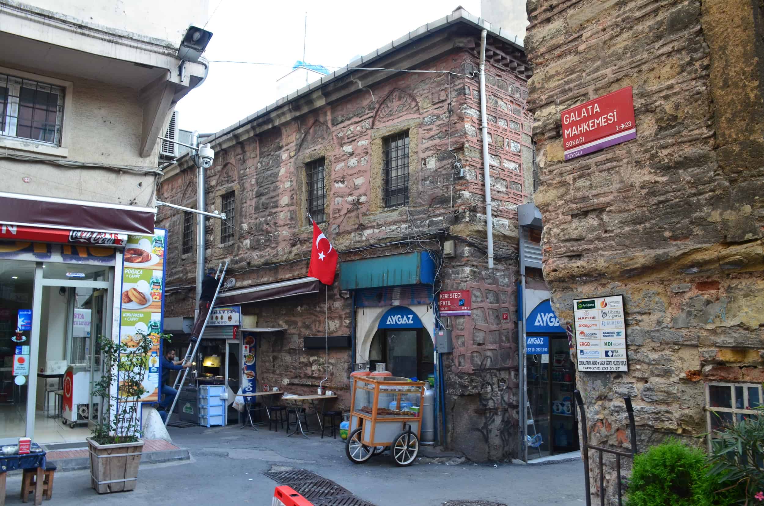 Genoese building in Karaköy, Istanbul, Turkey