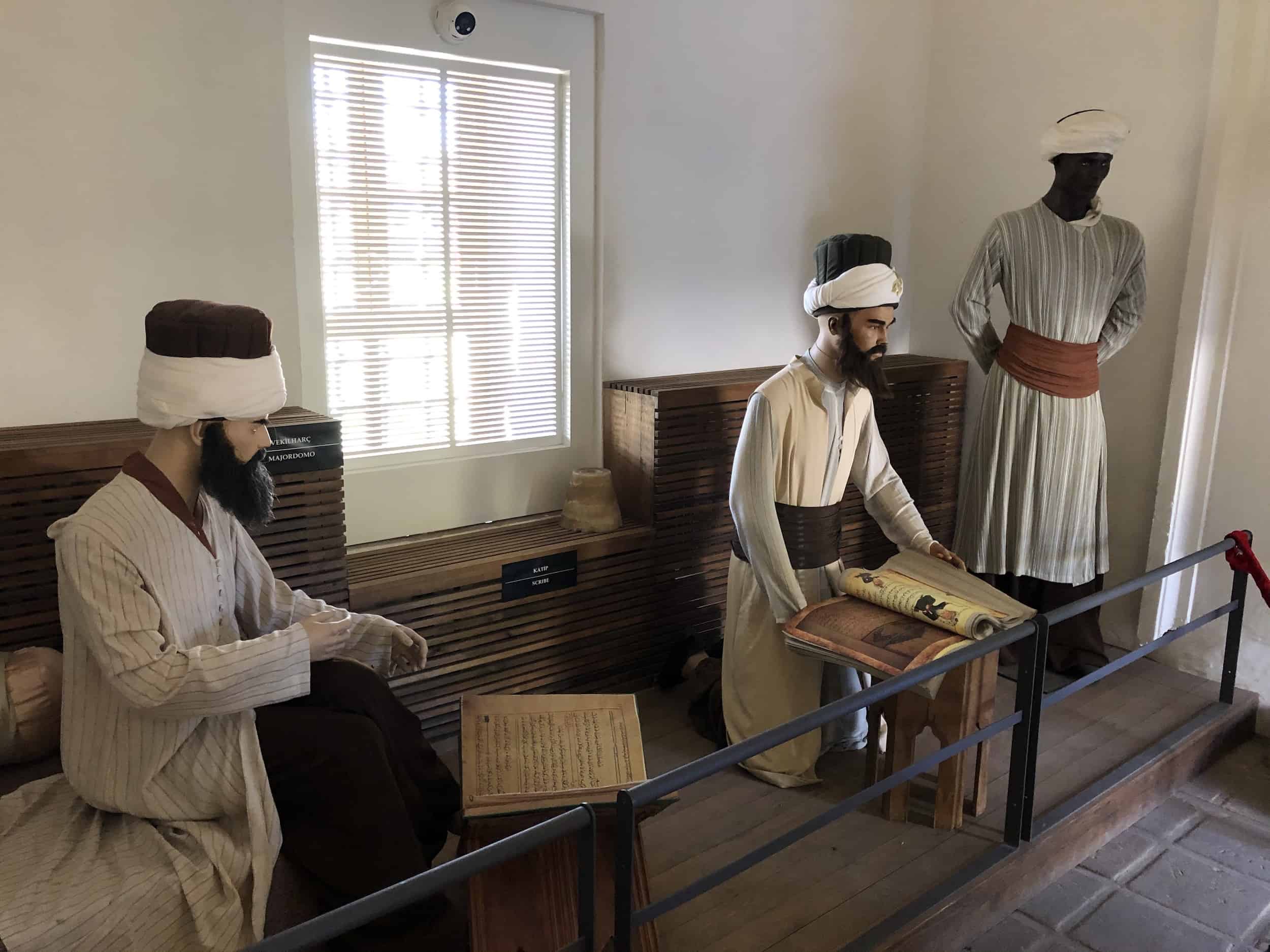 Administrative staff at the Complex of Bayezid II Health Museum in Edirne, Turkey