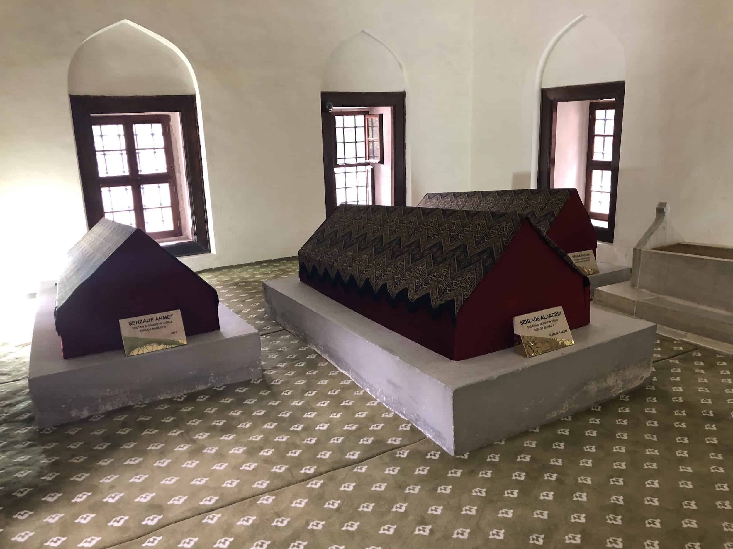 Tomb of Şehzade Alaaddin at the Muradiye Complex in Bursa, Turkey