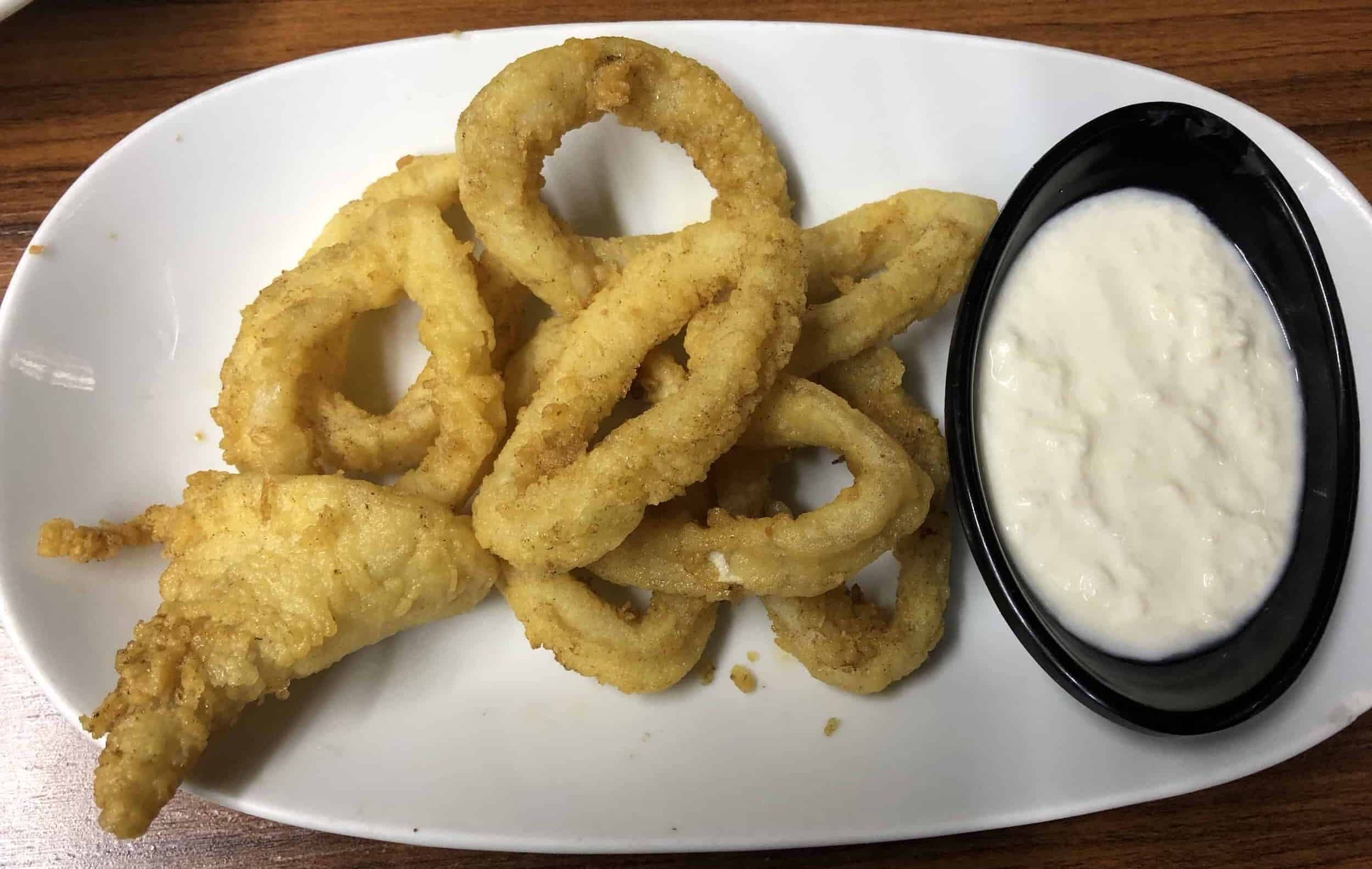 Calamari at Karadeniz Balık Evi in Bursa, Turkey