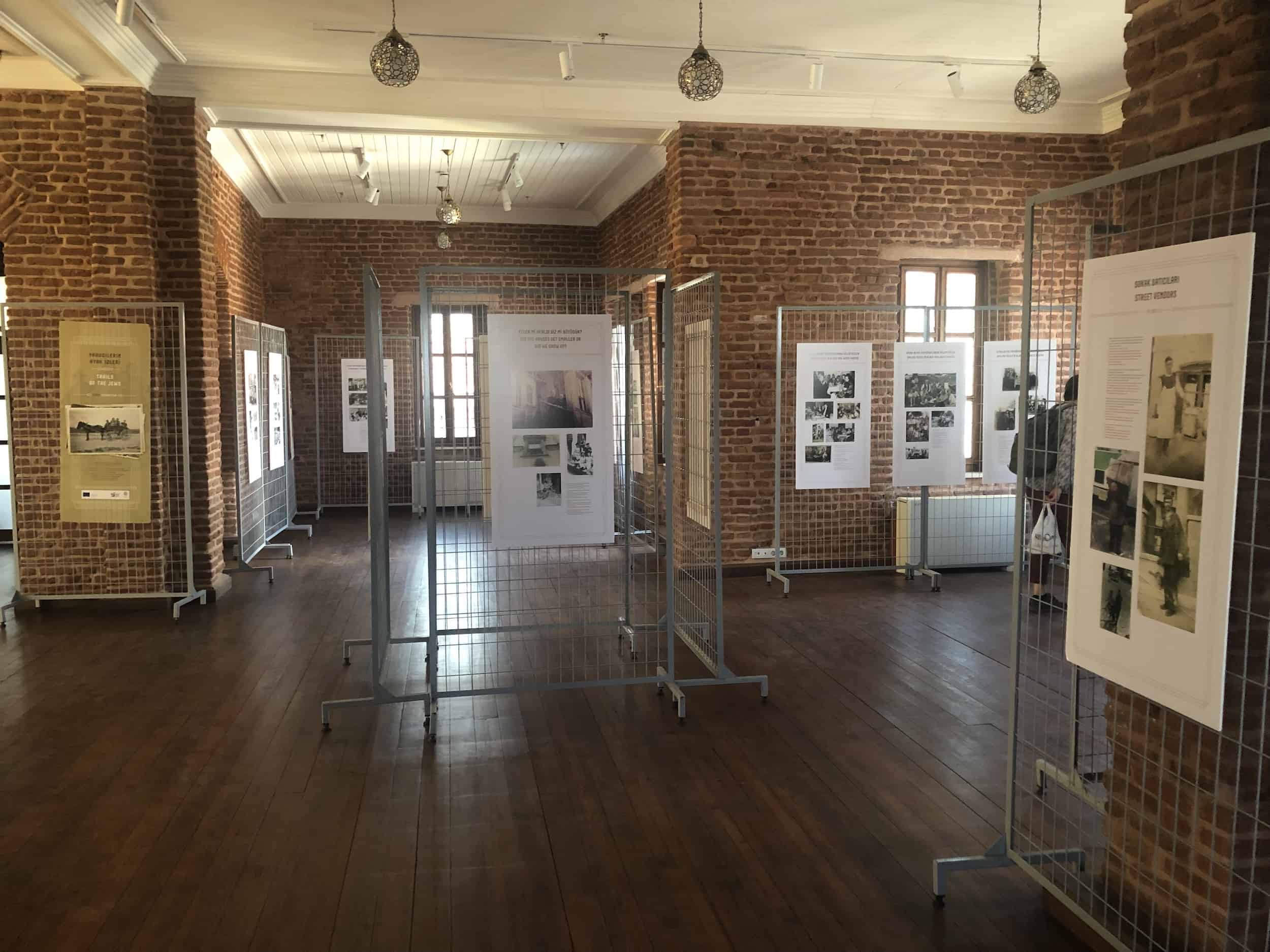 Exhibit about the lives of Turkish Jews at the Grand Synagogue of Edirne, Turkey, in the historic city center