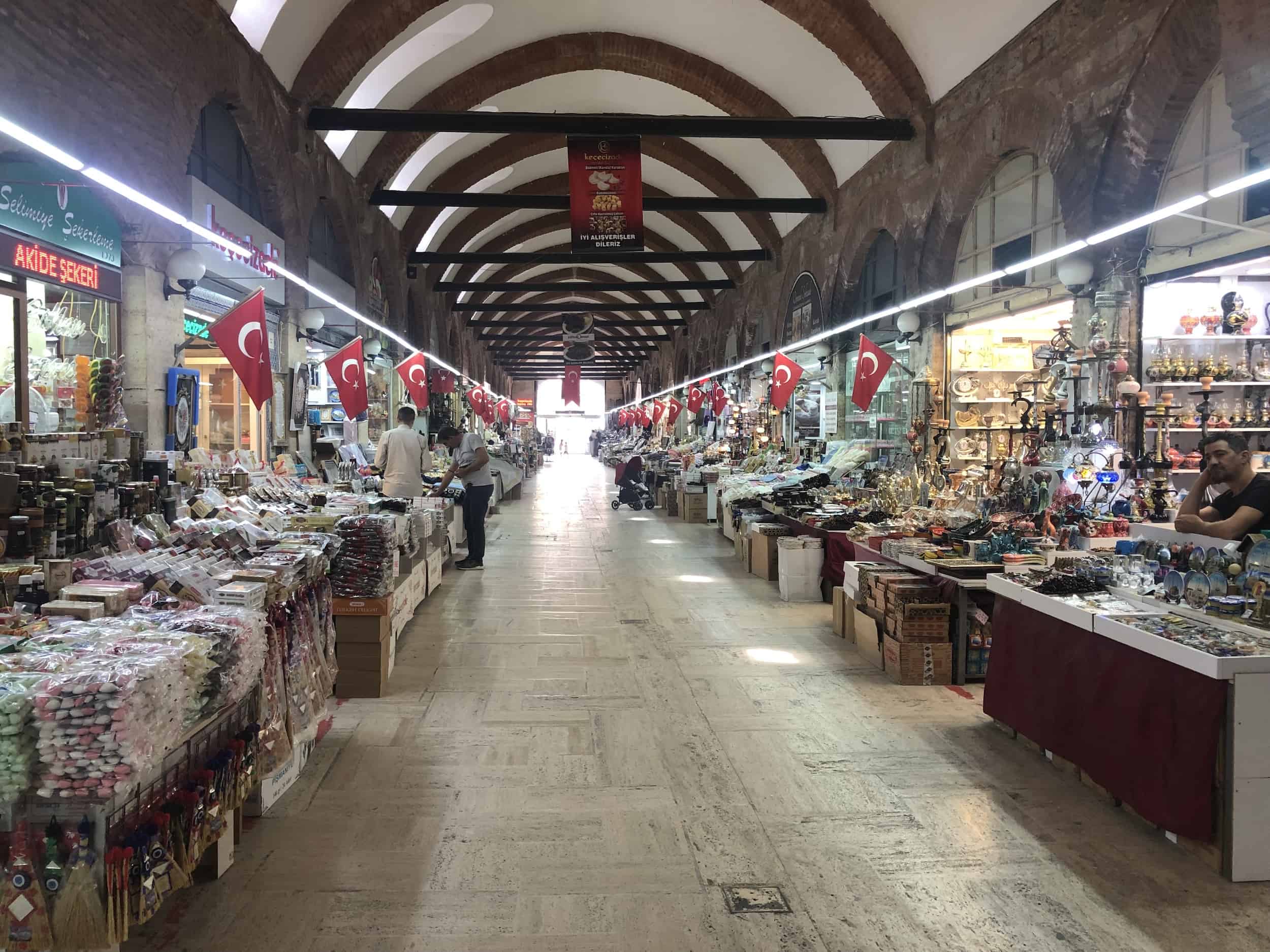 Arasta Bazaar at the Selimiye Mosque in Edirne, Turkey