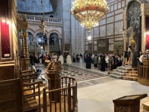 Catholicon at the Church of the Holy Sepulchre in Jerusalem