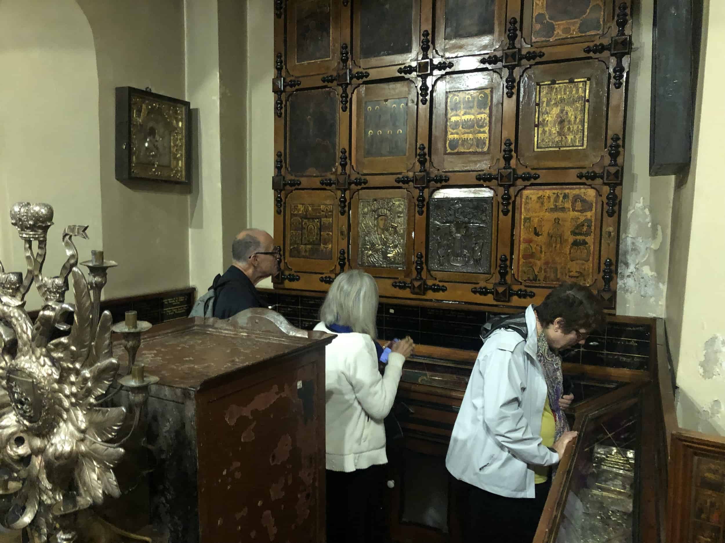 Greek Orthodox Treasury in the Church of the Holy Sepulchre in Jerusalem