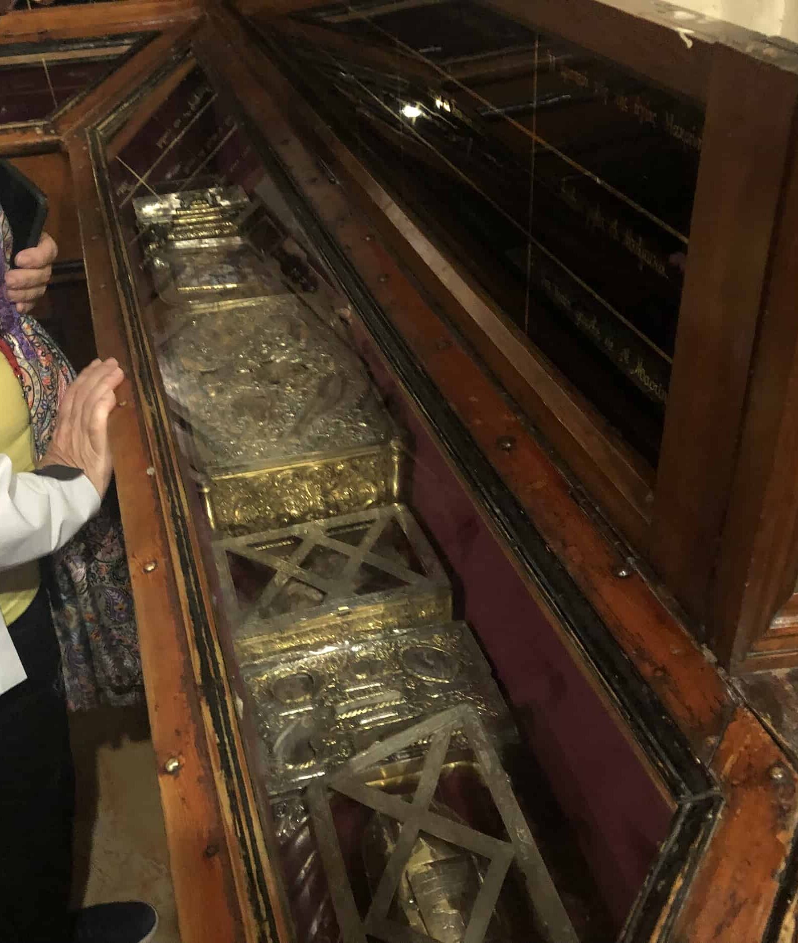 Relics in the Greek Orthodox Treasury