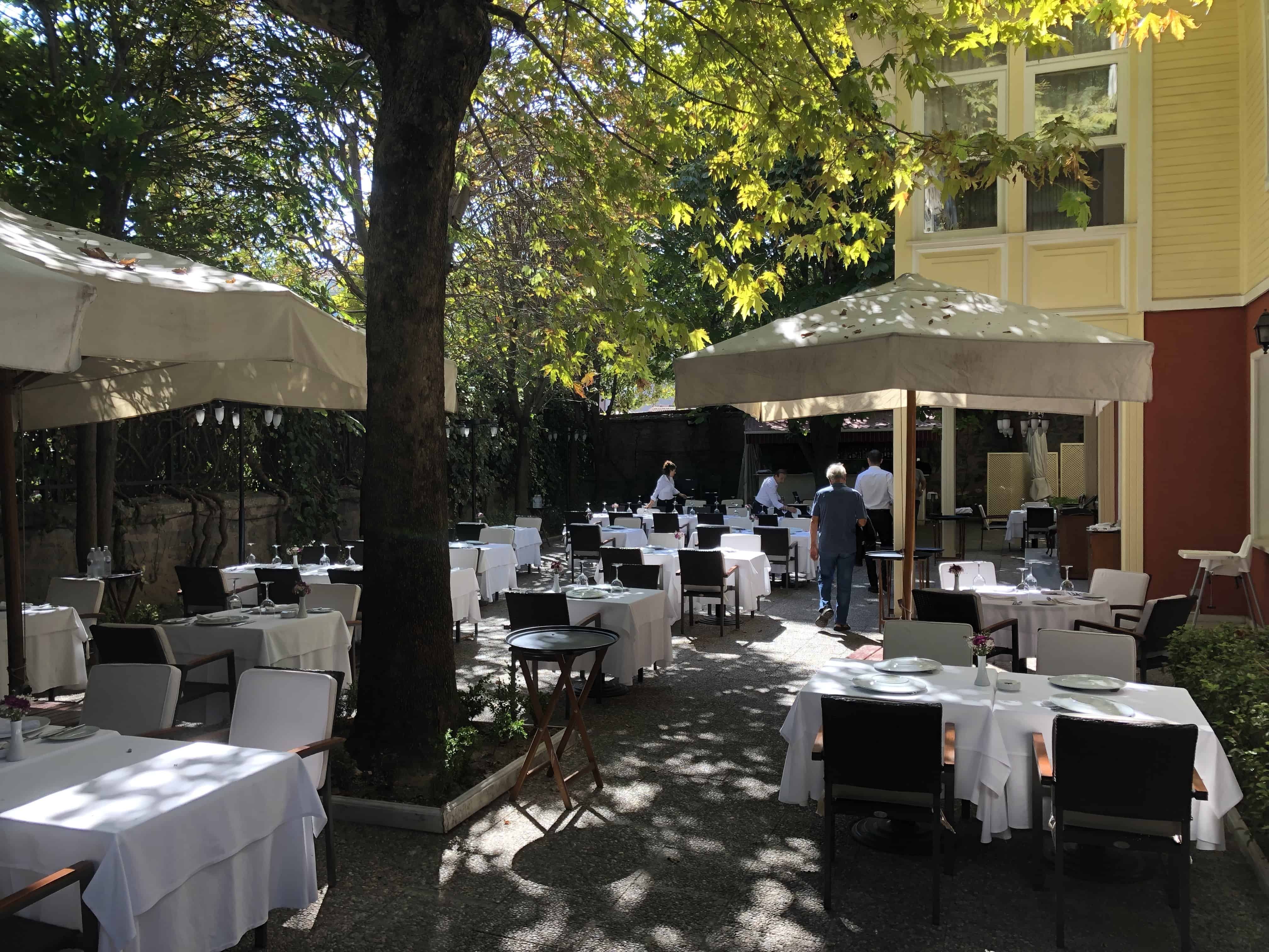 Garden at Asitane in Edirnekapı, Istanbul, Turkey