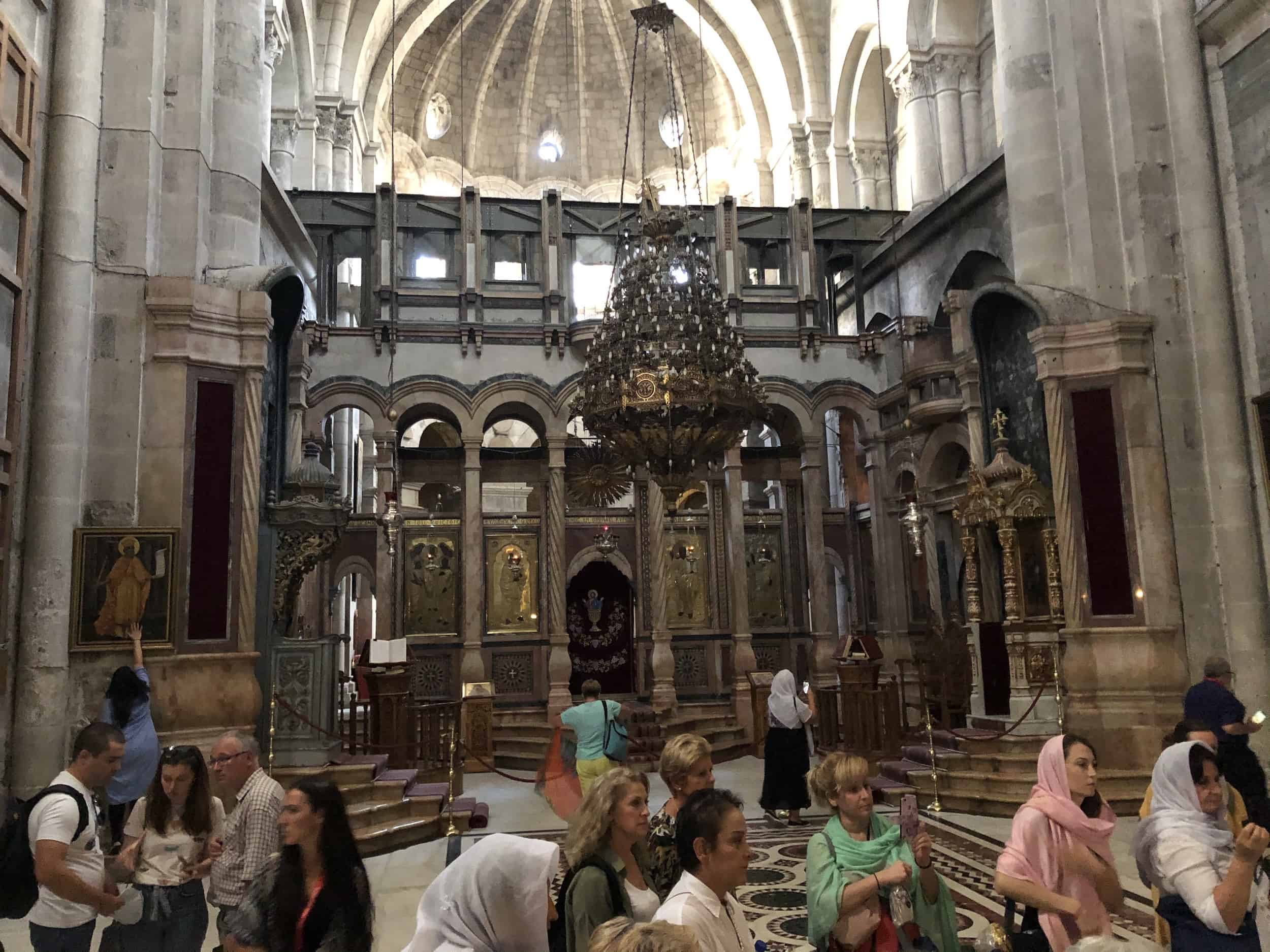 Catholicon at the Church of the Holy Sepulchre in Jerusalem