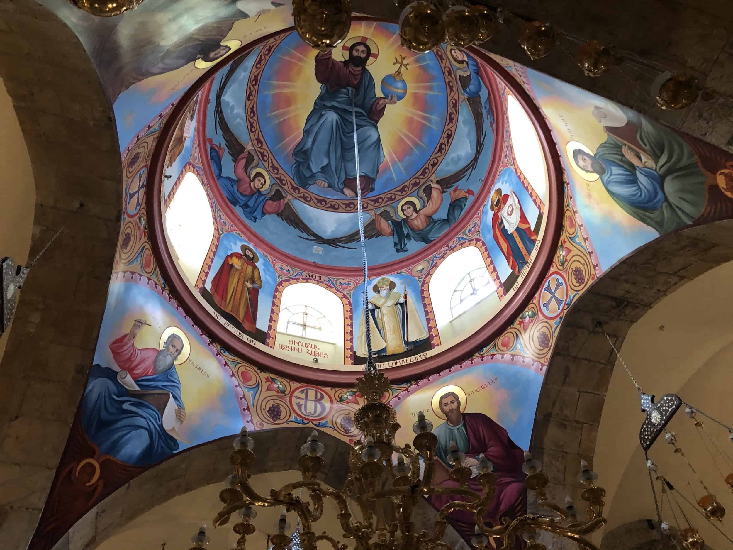 Dome of the Chapel of St. Helena at the Church of the Holy Sepulchre in Jerusalem