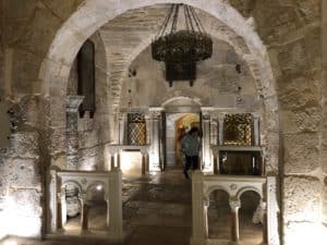 Prison of Christ at the Church of the Holy Sepulchre in Jerusalem