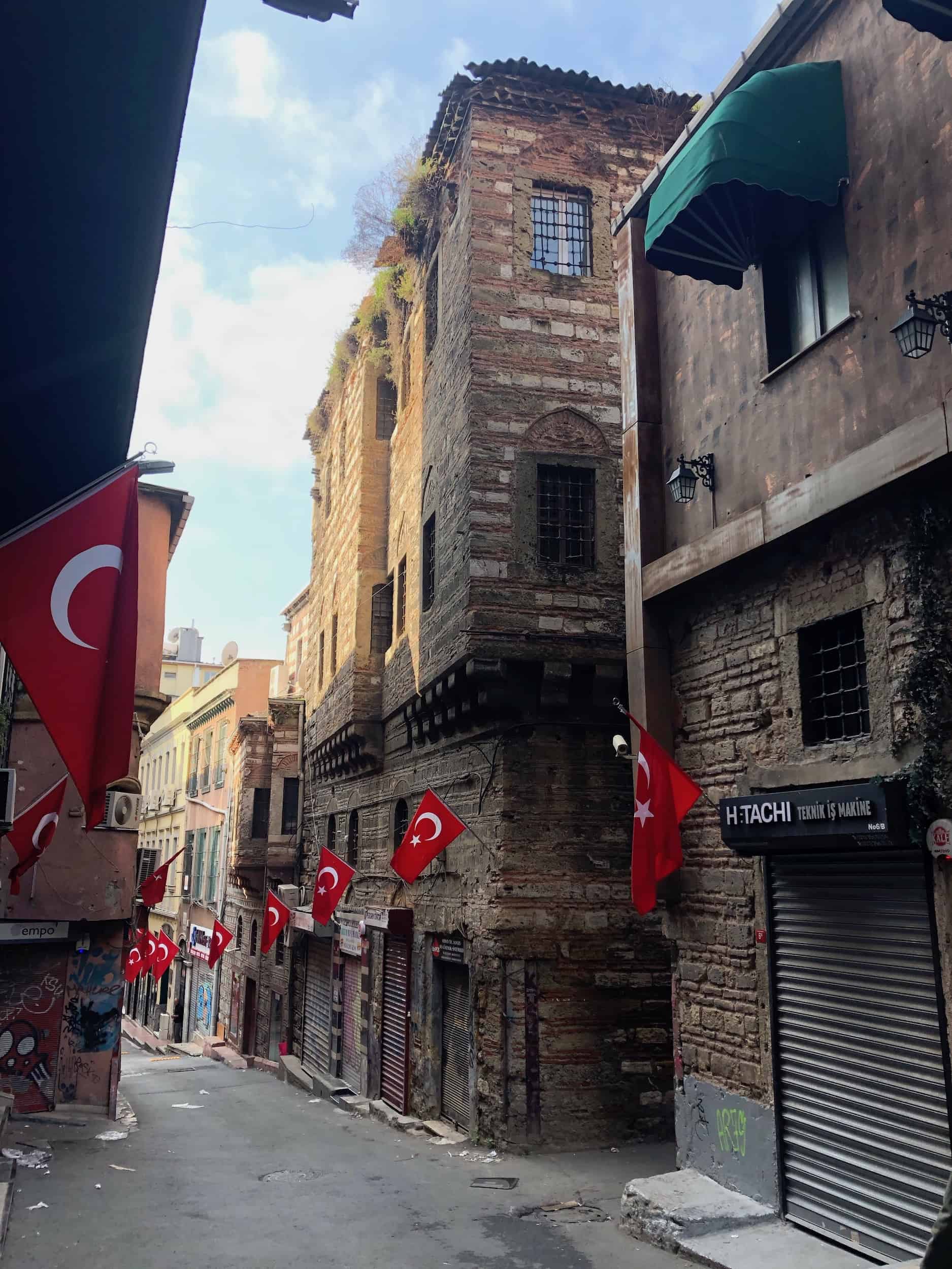Genoese building in Karaköy, Istanbul, Turkey