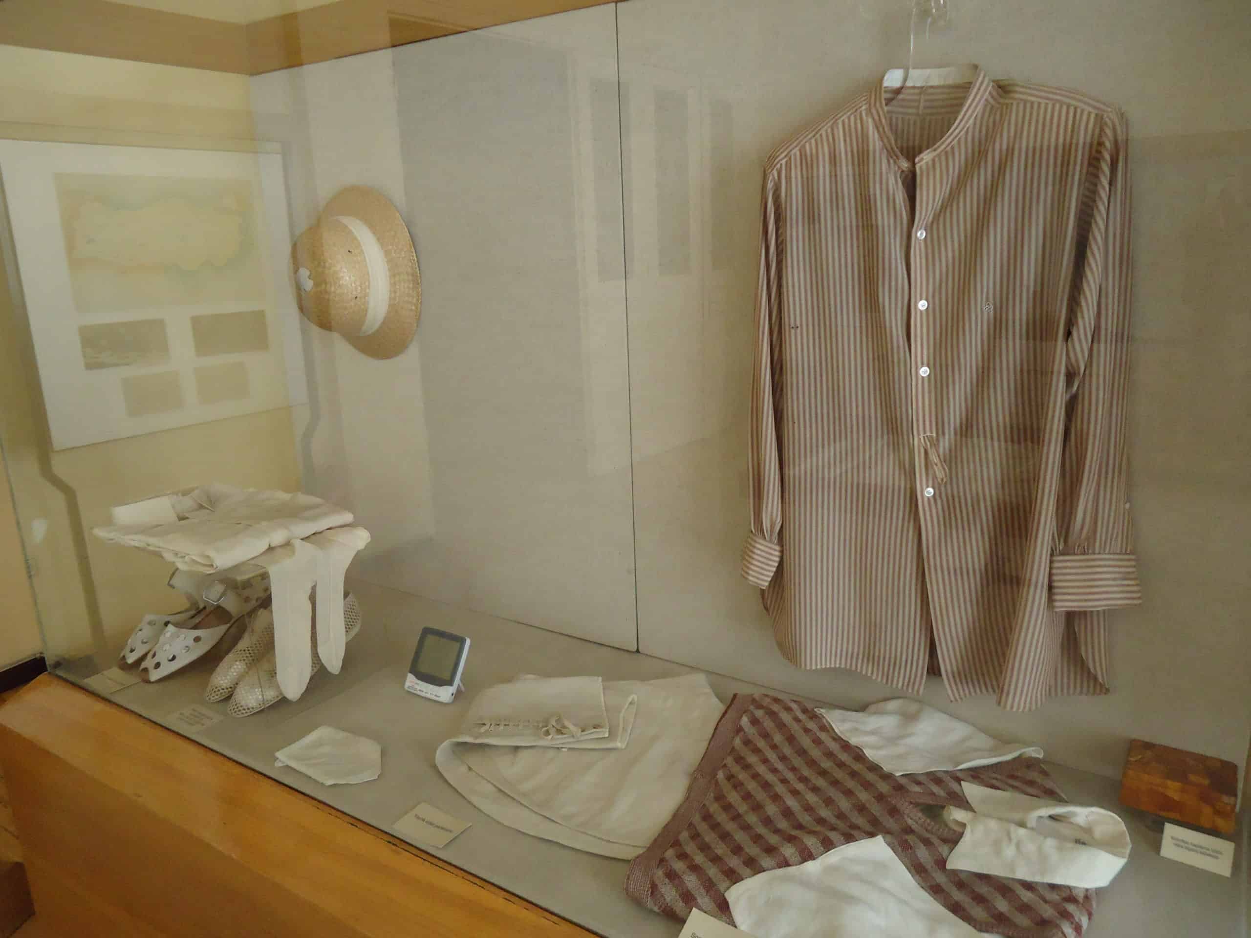 Clothing worn by Atatürk at the Atatürk Museum in Şişli, Istanbul, Turkey