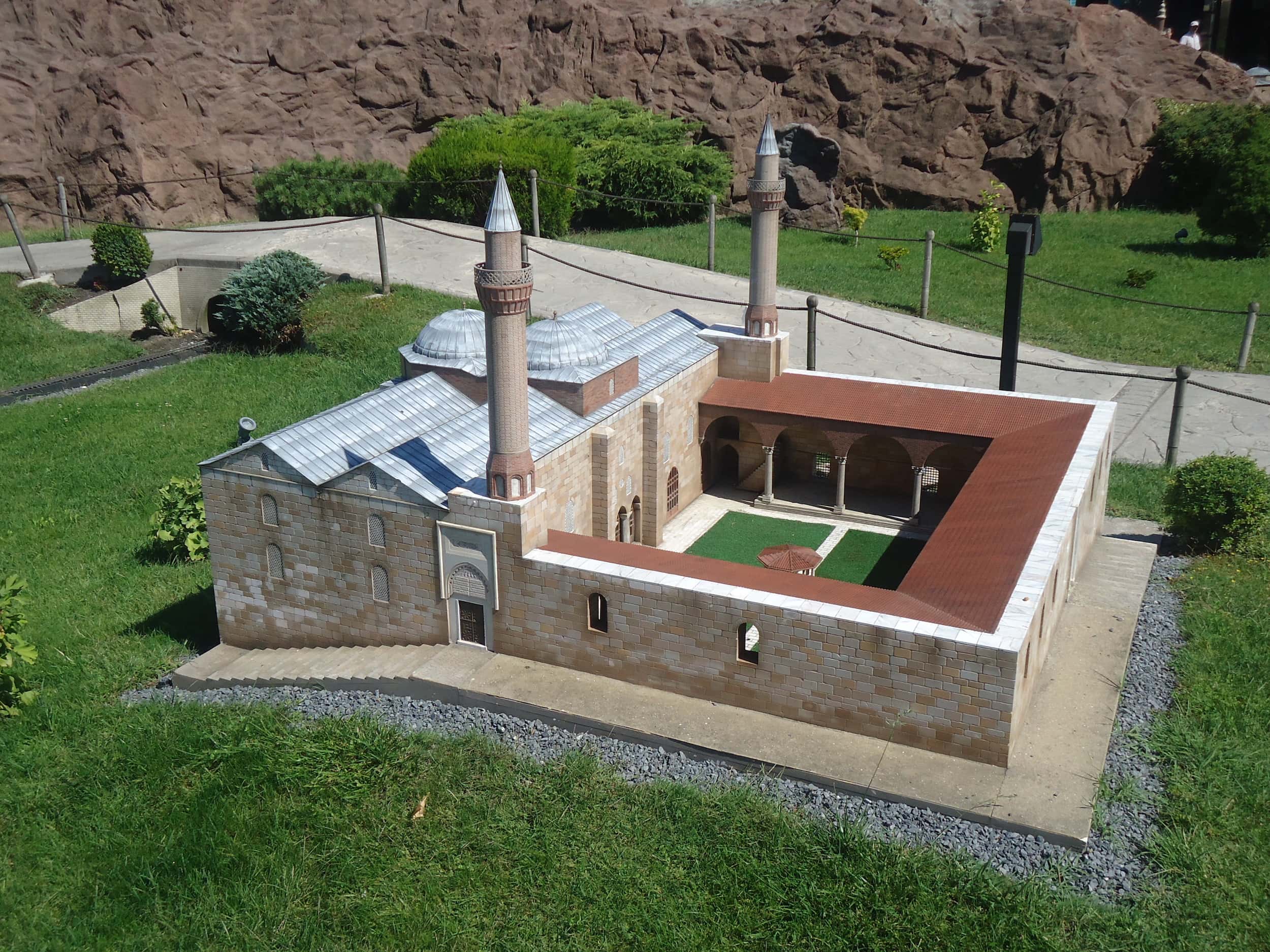 Model of the Isa Bey Mosque, Selçuk, 14th century