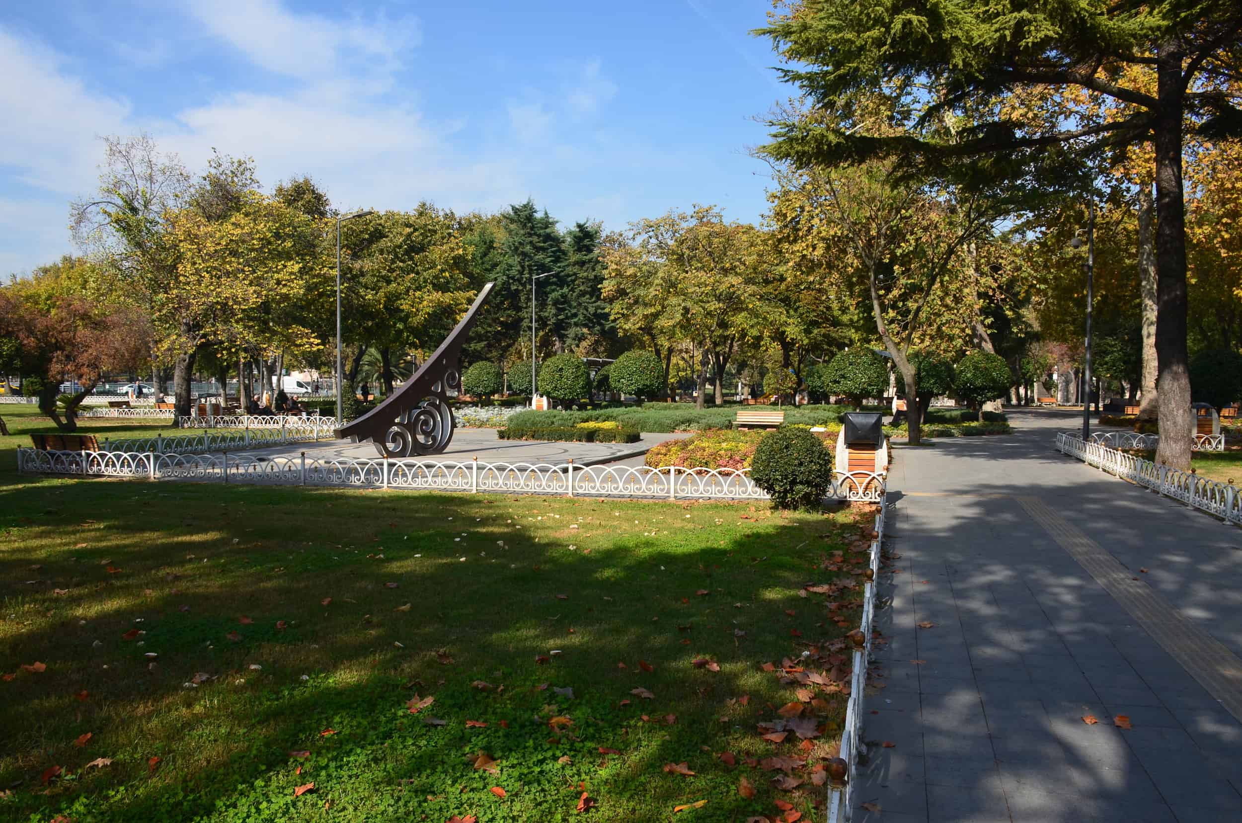 Saraçhane Park in Saraçhane, Istanbul, Turkey