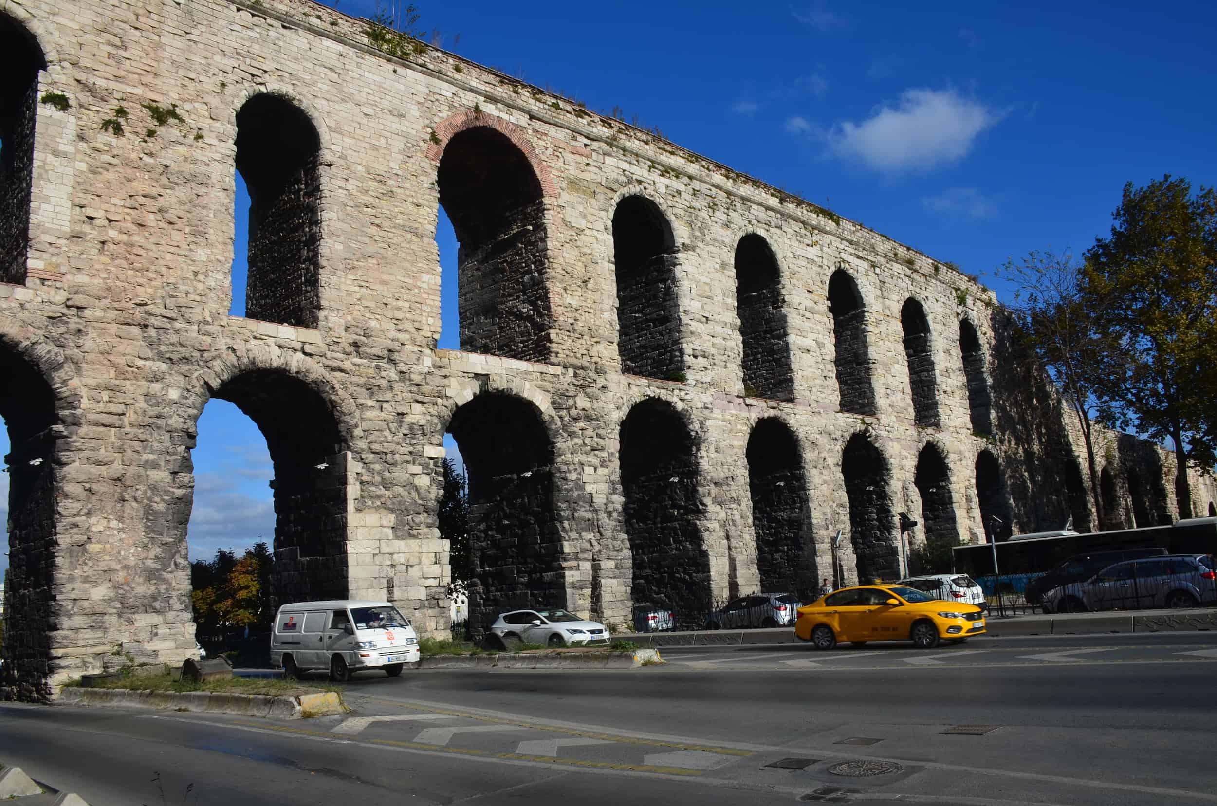 Aqueduct of Valens in Saraçhane, Istanbul, Turkey