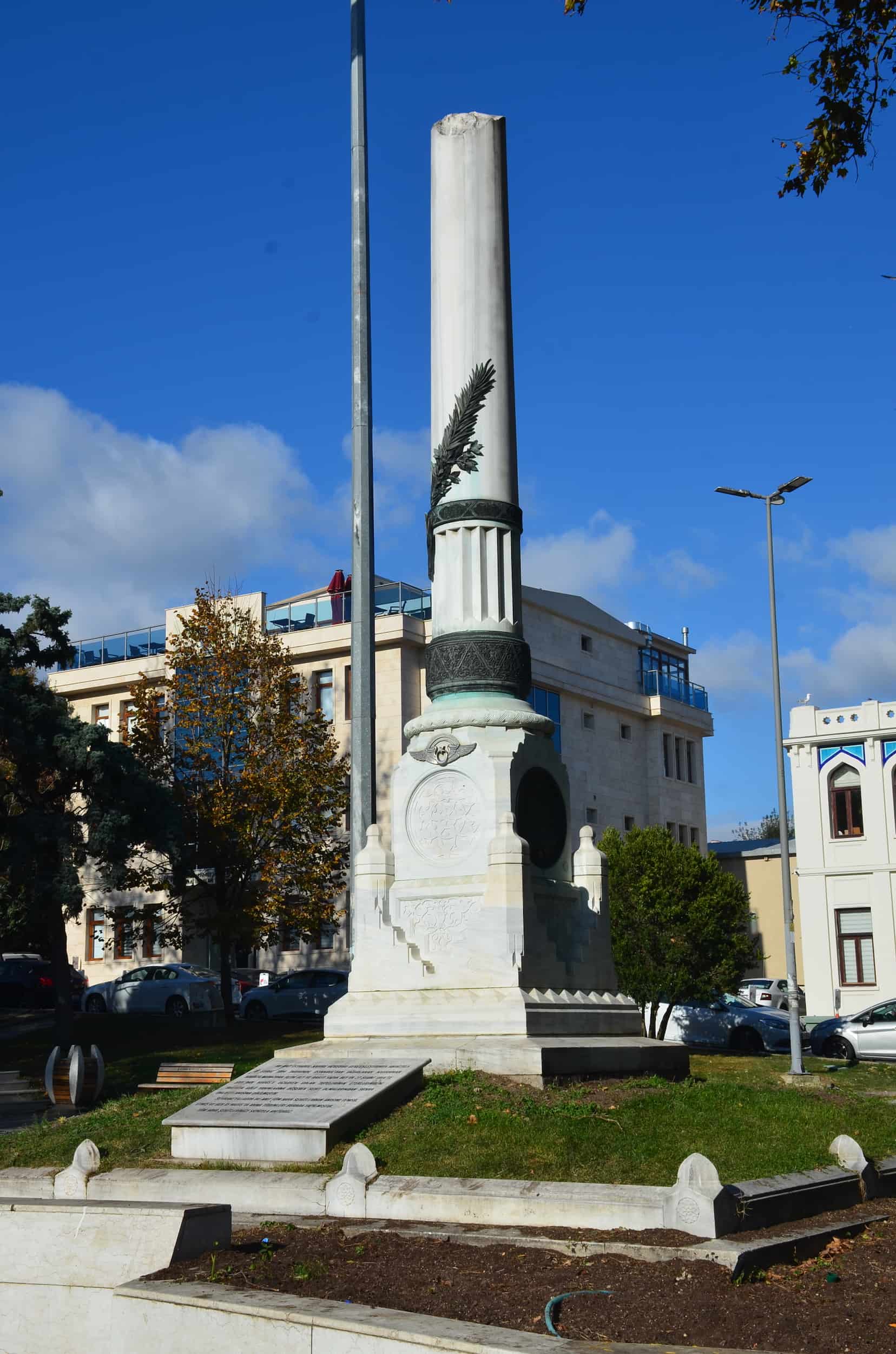 Aviation Martyrs' Monument in Saraçhane, Istanbul, Turkey
