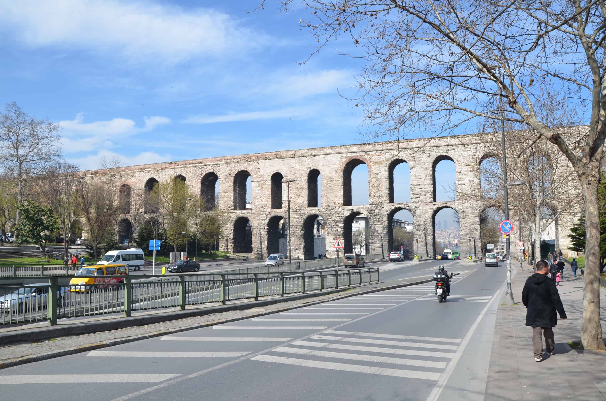 Aqueduct of Valens in Saraçhane, Istanbul, Turkey