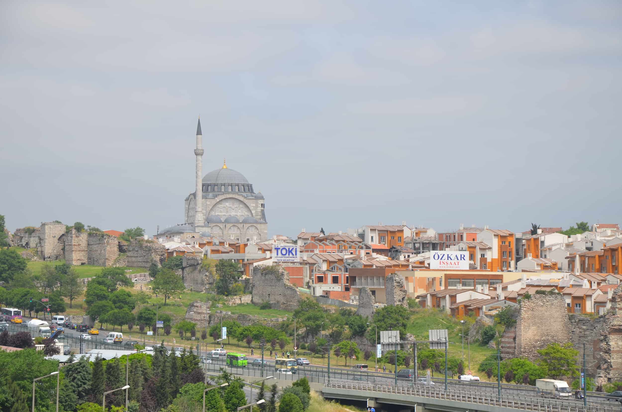 Mihrimah Sultan Mosque in Edirnekapı, Istanbul, Turkey