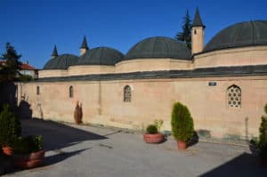 Guesthouse from outside the Kurşunlu Complex in Odunpazarı, Eskişehir, Turkey
