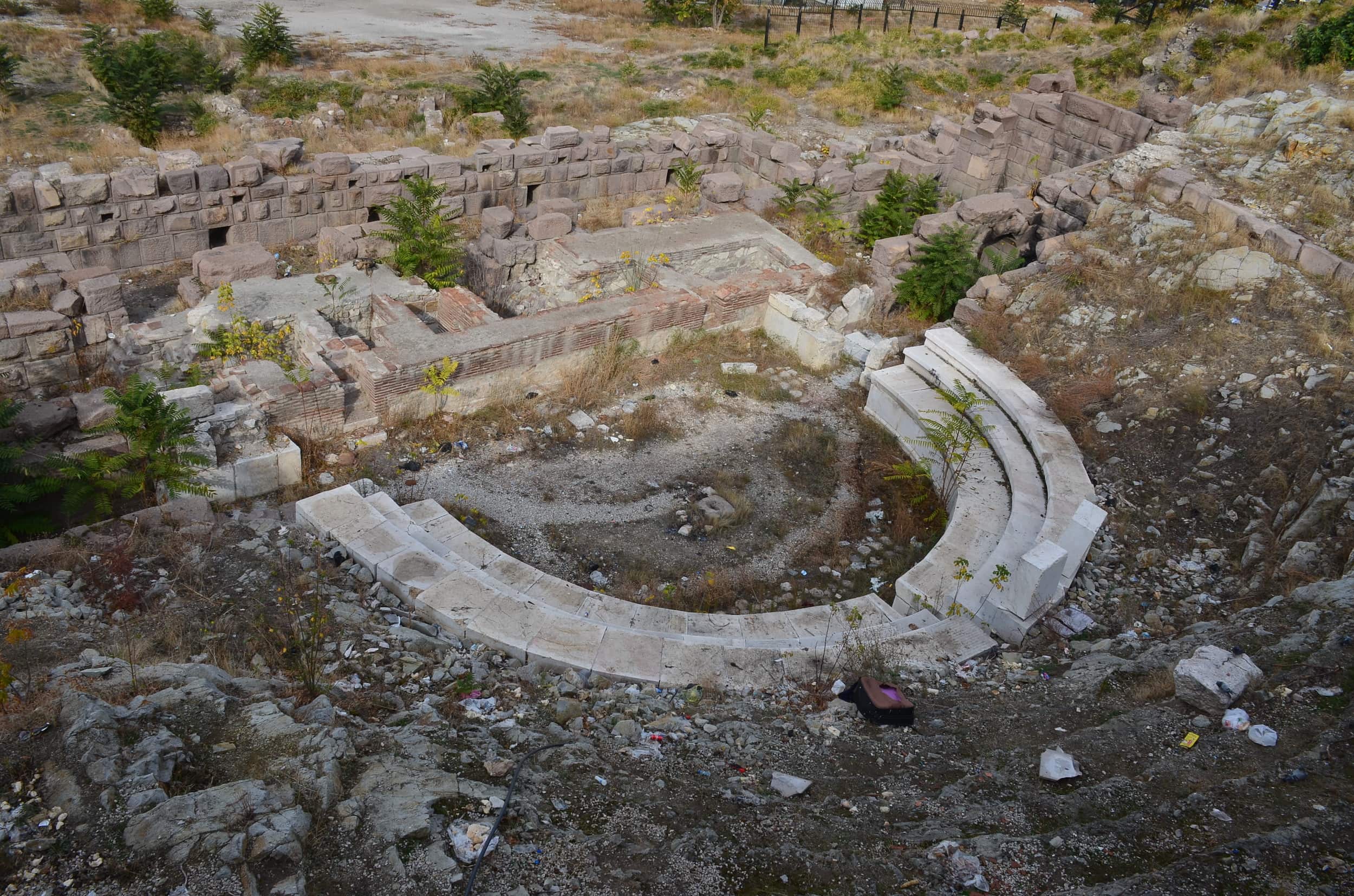 Roman theatre in Ulus, Ankara, Turkey
