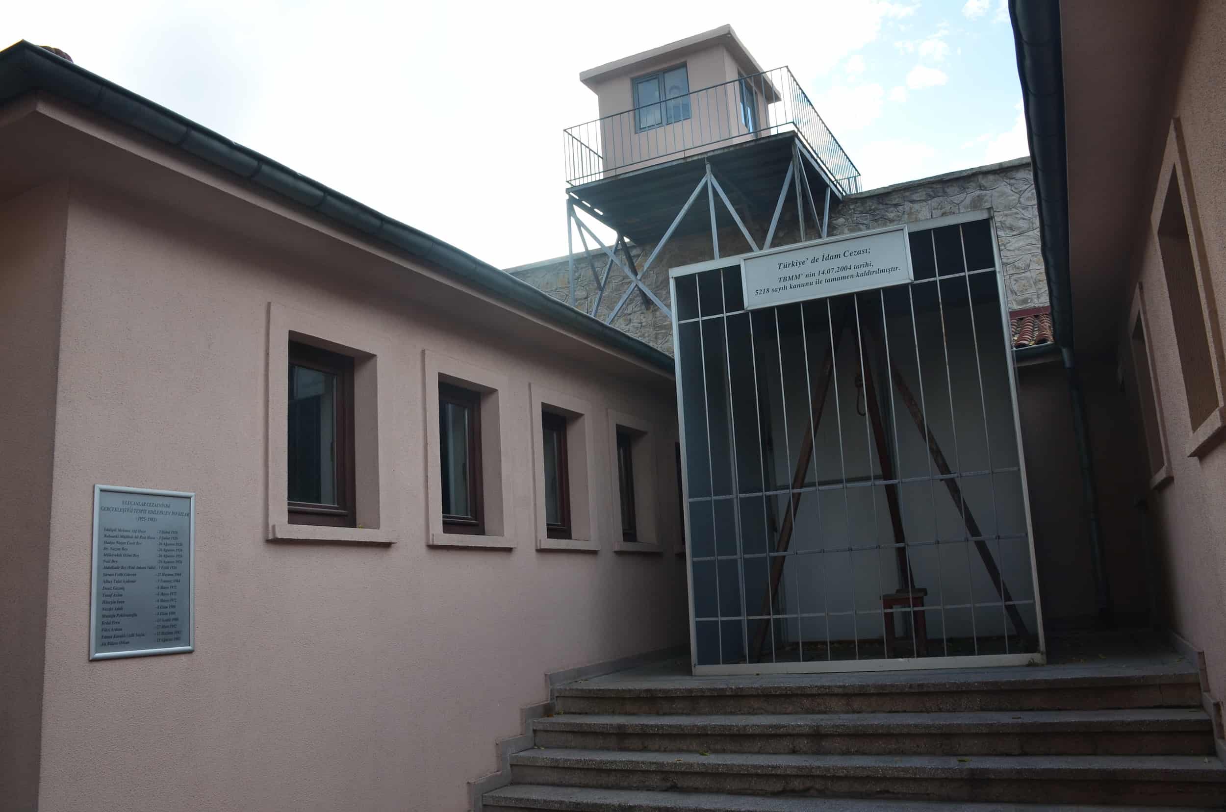 Gallows at Ulucanlar Prison in Ankara, Turkey