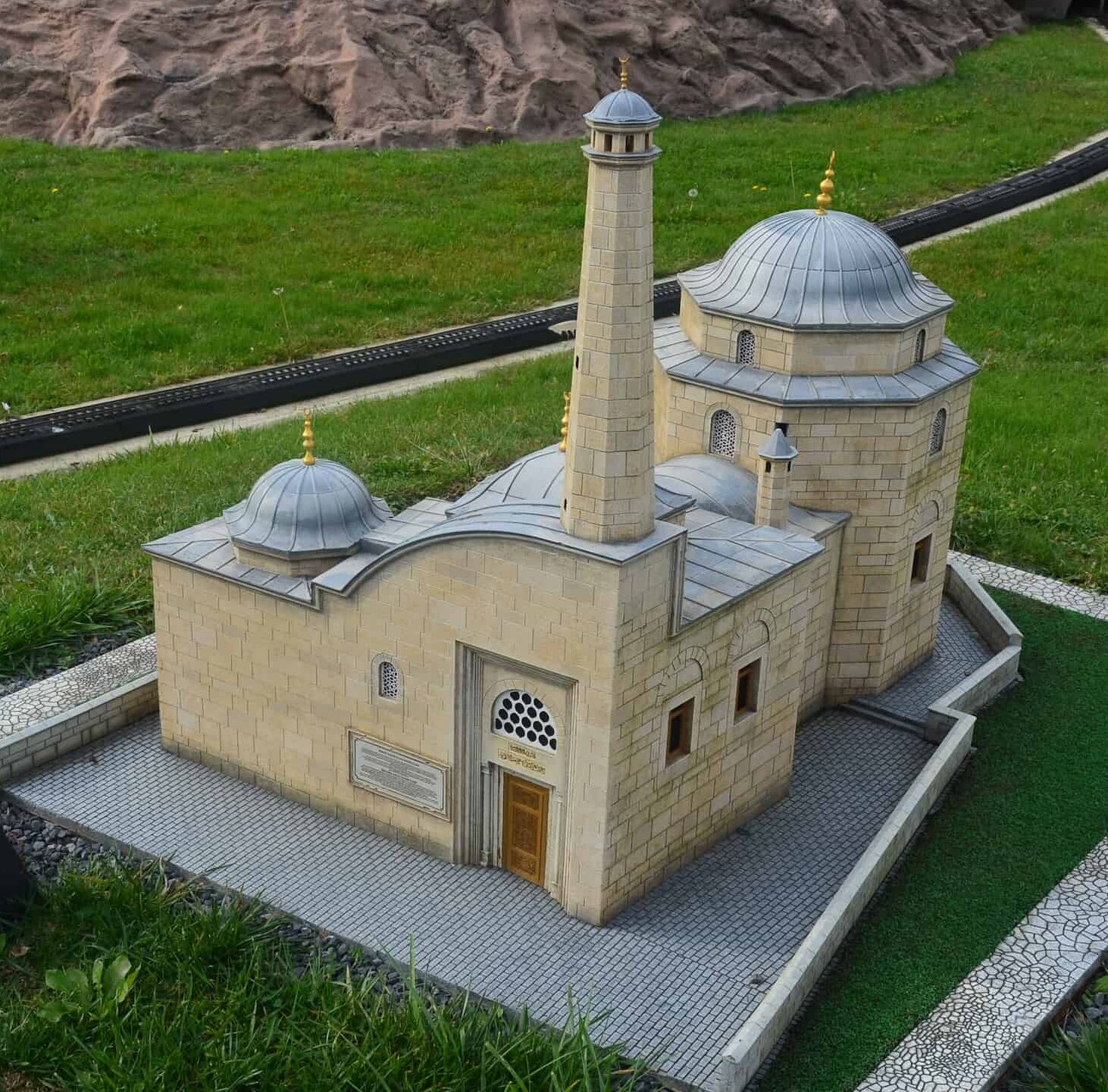 Model of the Tomb of Ismail Fakirullah and Ibrahim Hakkı (1730-1780), Tillo, 18th century at Miniatürk in Istanbul, Turkey