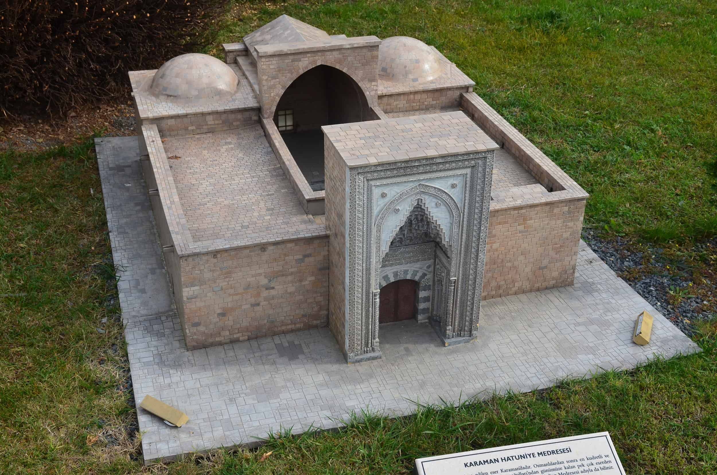Model of the Hatuniye Madrasa, Karaman, 14th century