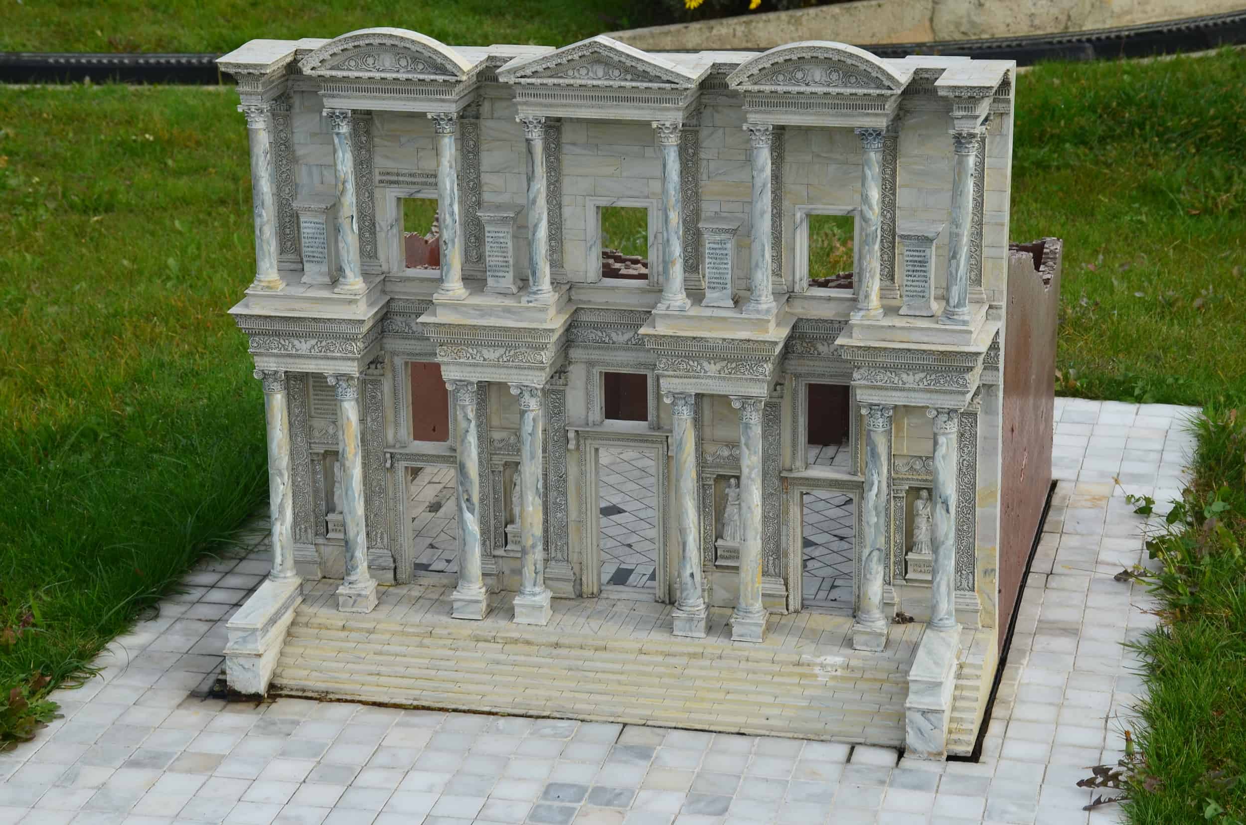 Model of the Library of Celsus, Ephesus, 2nd century