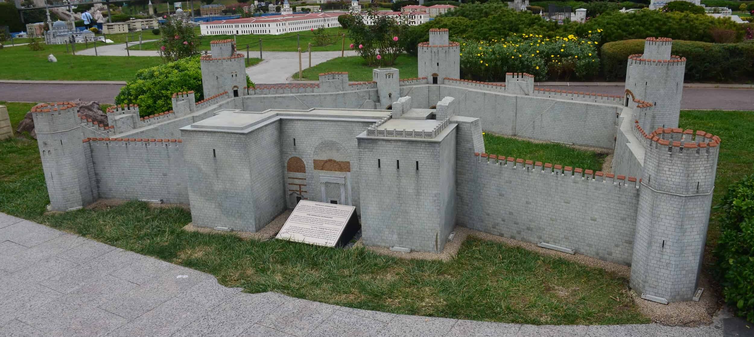 Model of Yedikule Fortress, Yedikule, 15th century