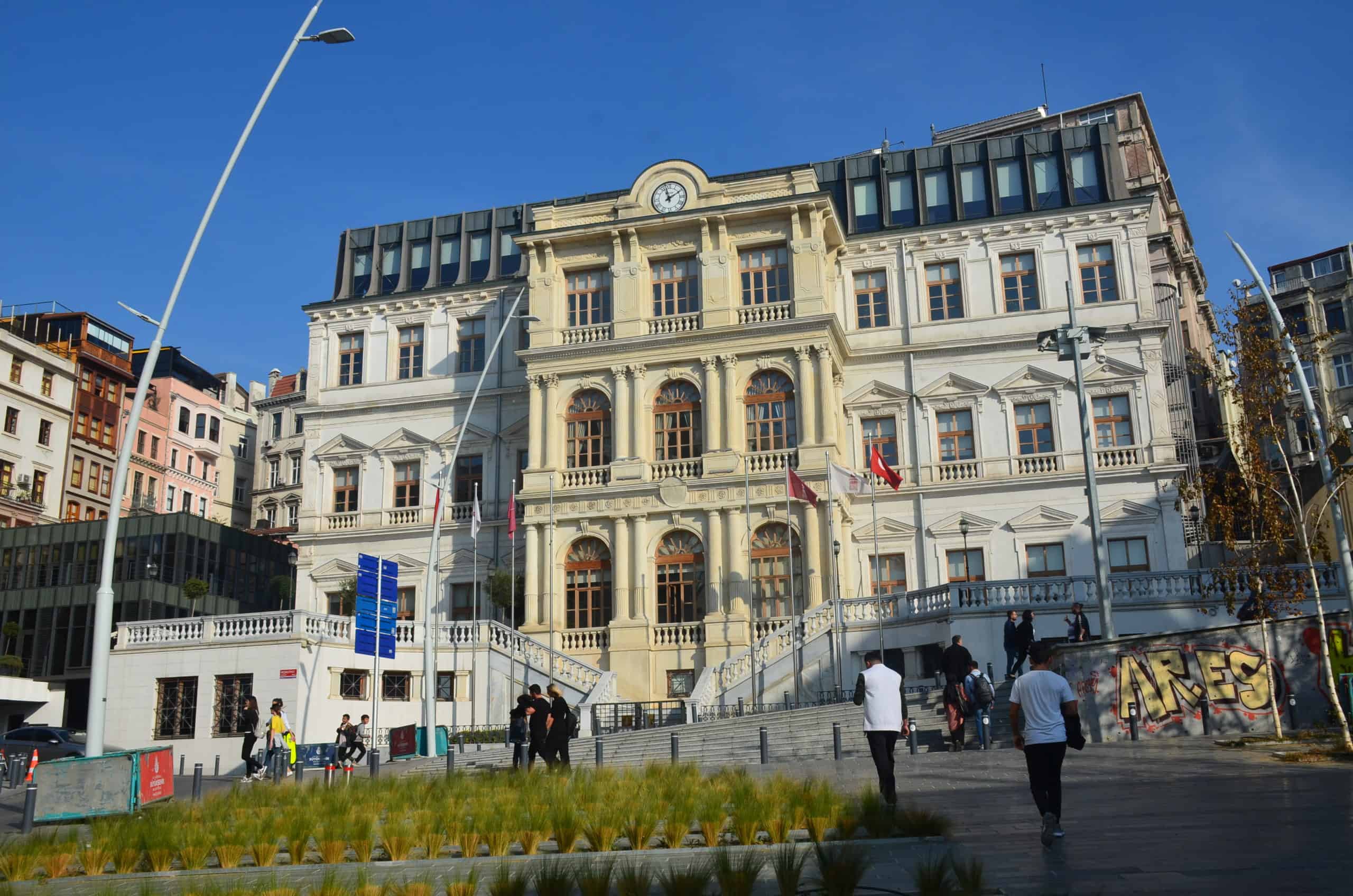 Beyoğlu Municipality Building in Şişhane, Istanbul, Turkey