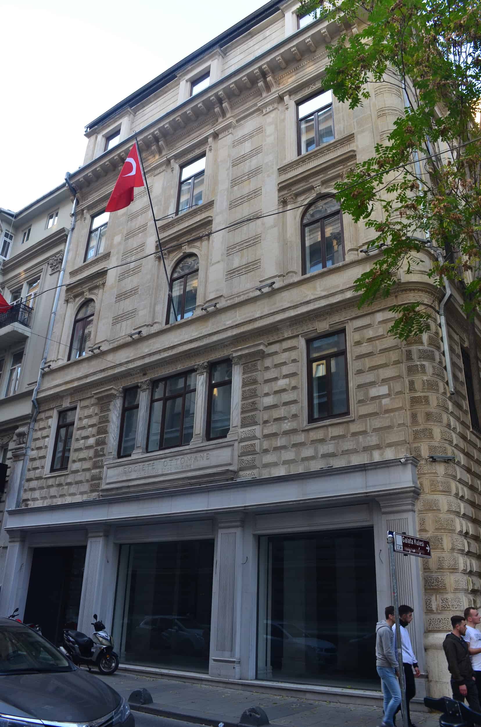Banque de Change Building on Bankalar Street in Istanbul, Turkey