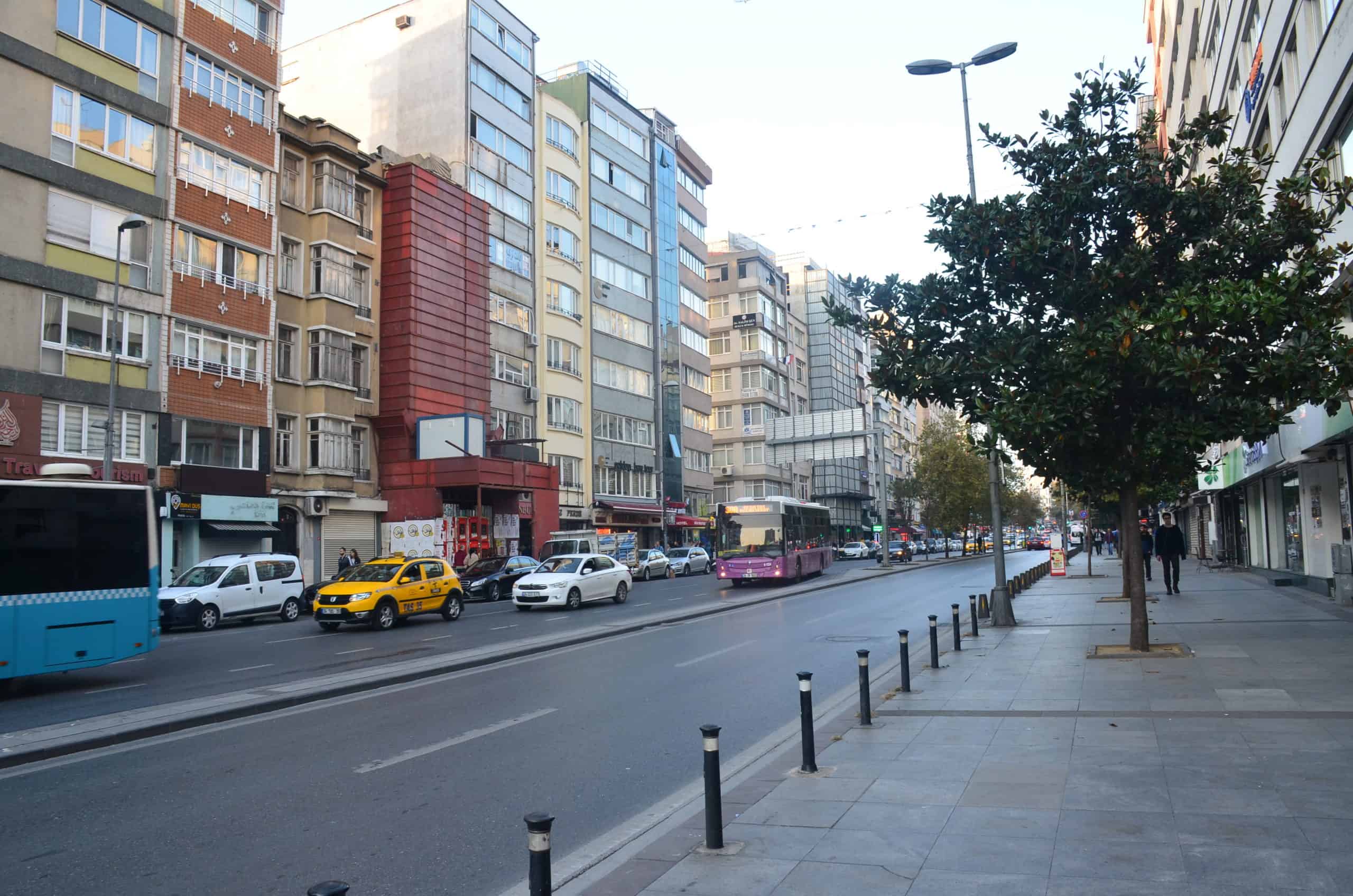 Halaskargazi Street in Osmanbey, Istanbul, Turkey