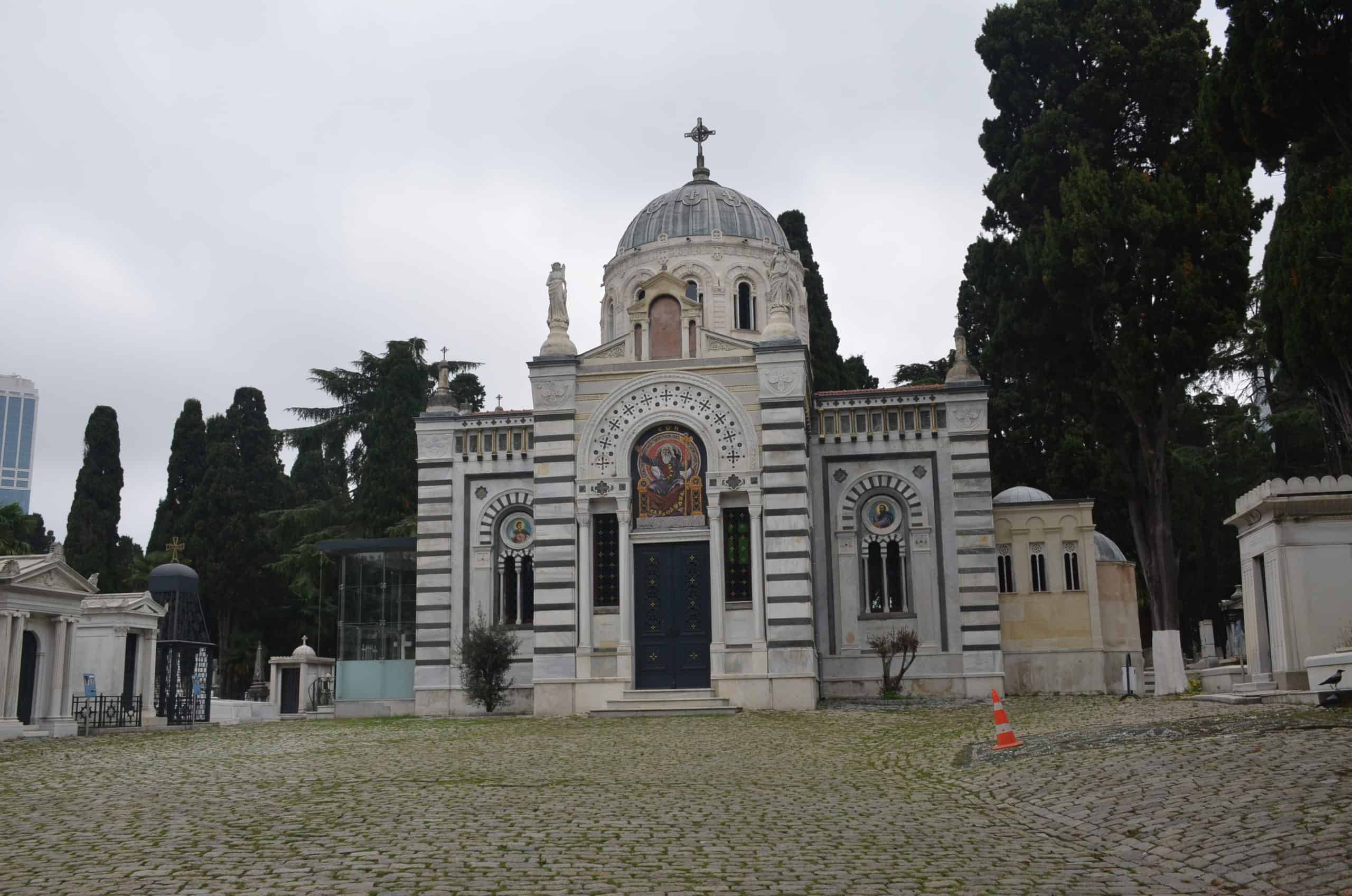 Metamorphosis Chapel at the Greek Orthodox Cemetery in Şişli, Istanbul, Turkey